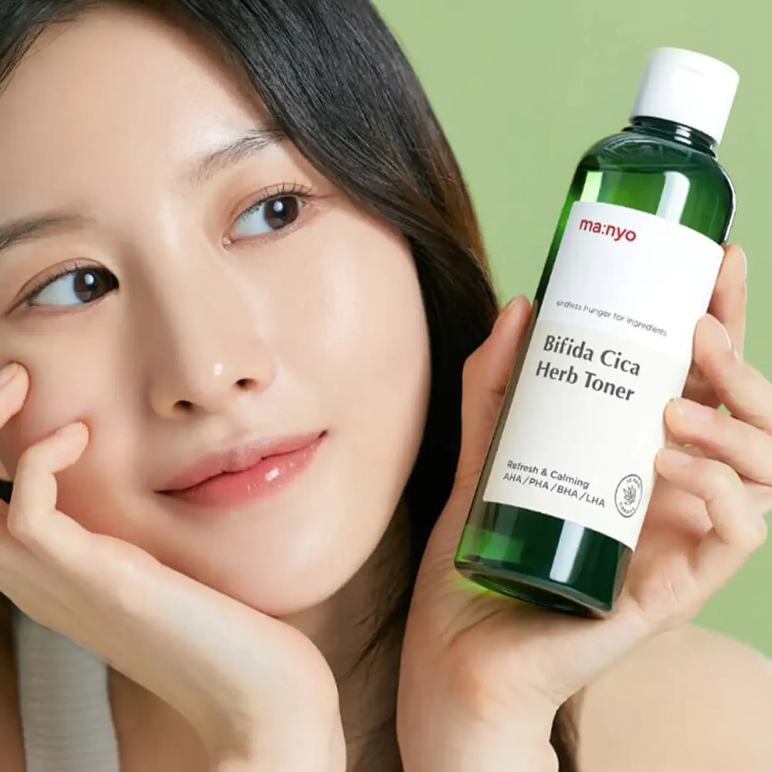 Toner exfoliant, hidratant Manyo Bifida Cica Herb Toner 210ml