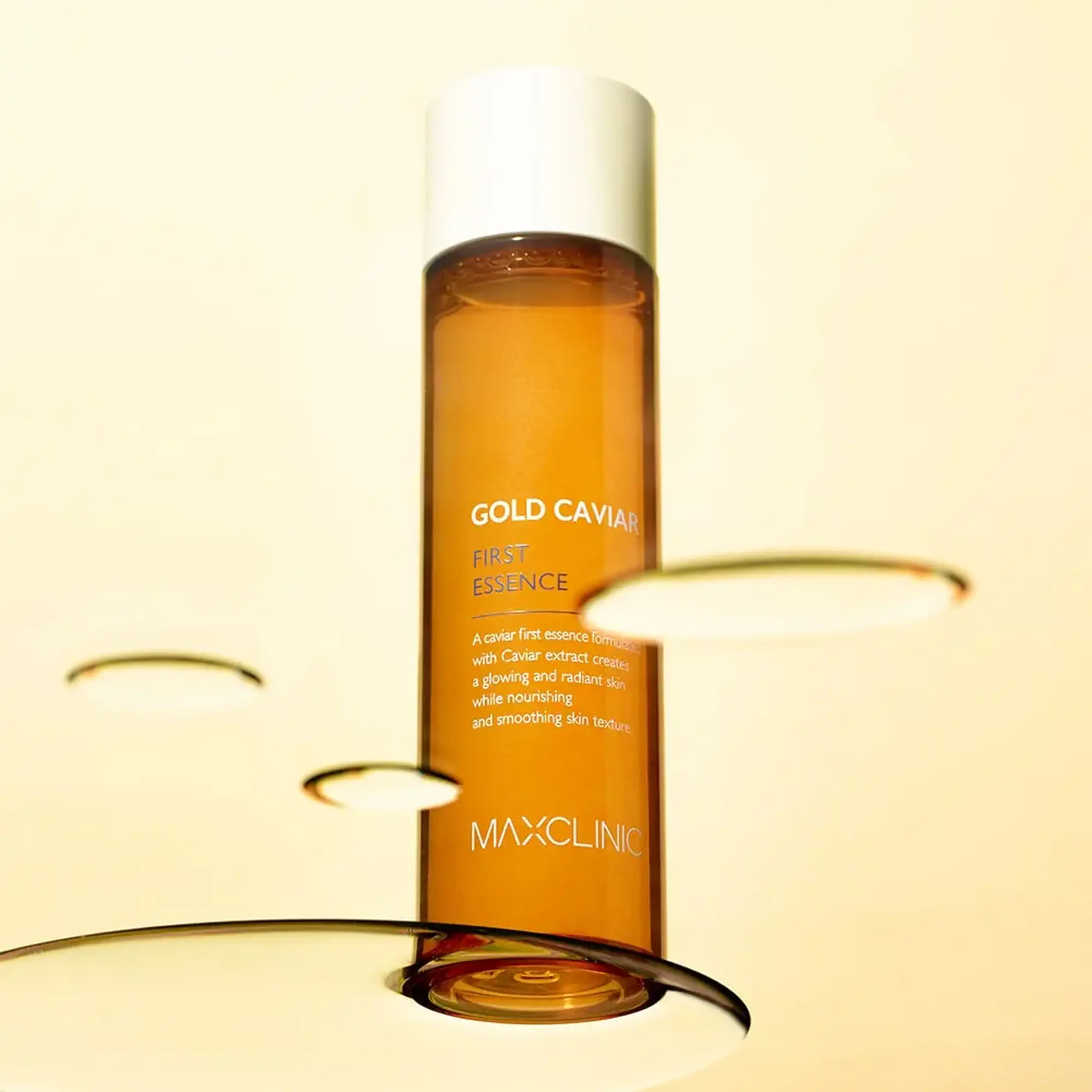 Esenţa hidratantă cu Triple Caviar MAXCLINIC Gold Caviar First Essence 130ml
