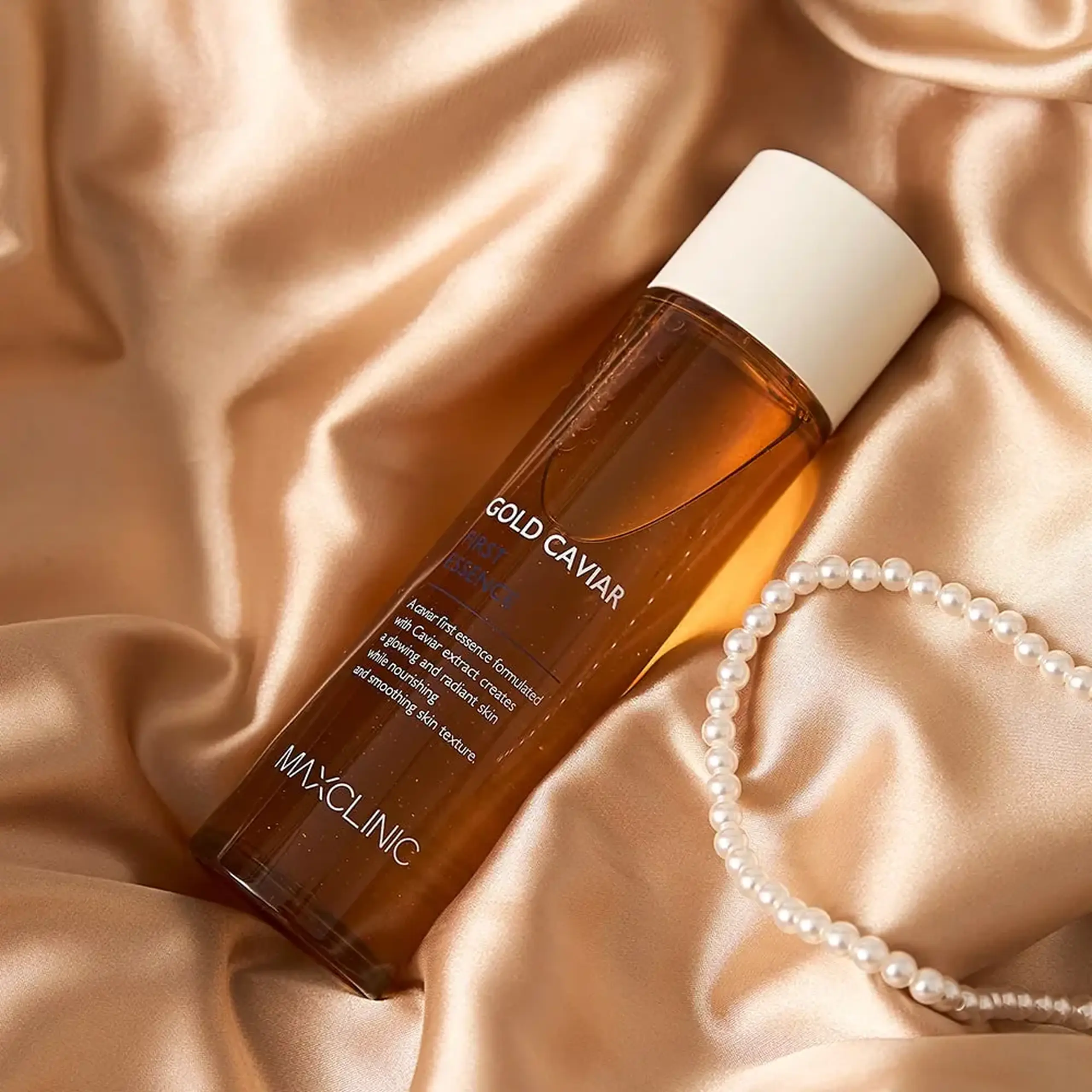 Esenţa hidratantă cu Triple Caviar MAXCLINIC Gold Caviar First Essence 130ml