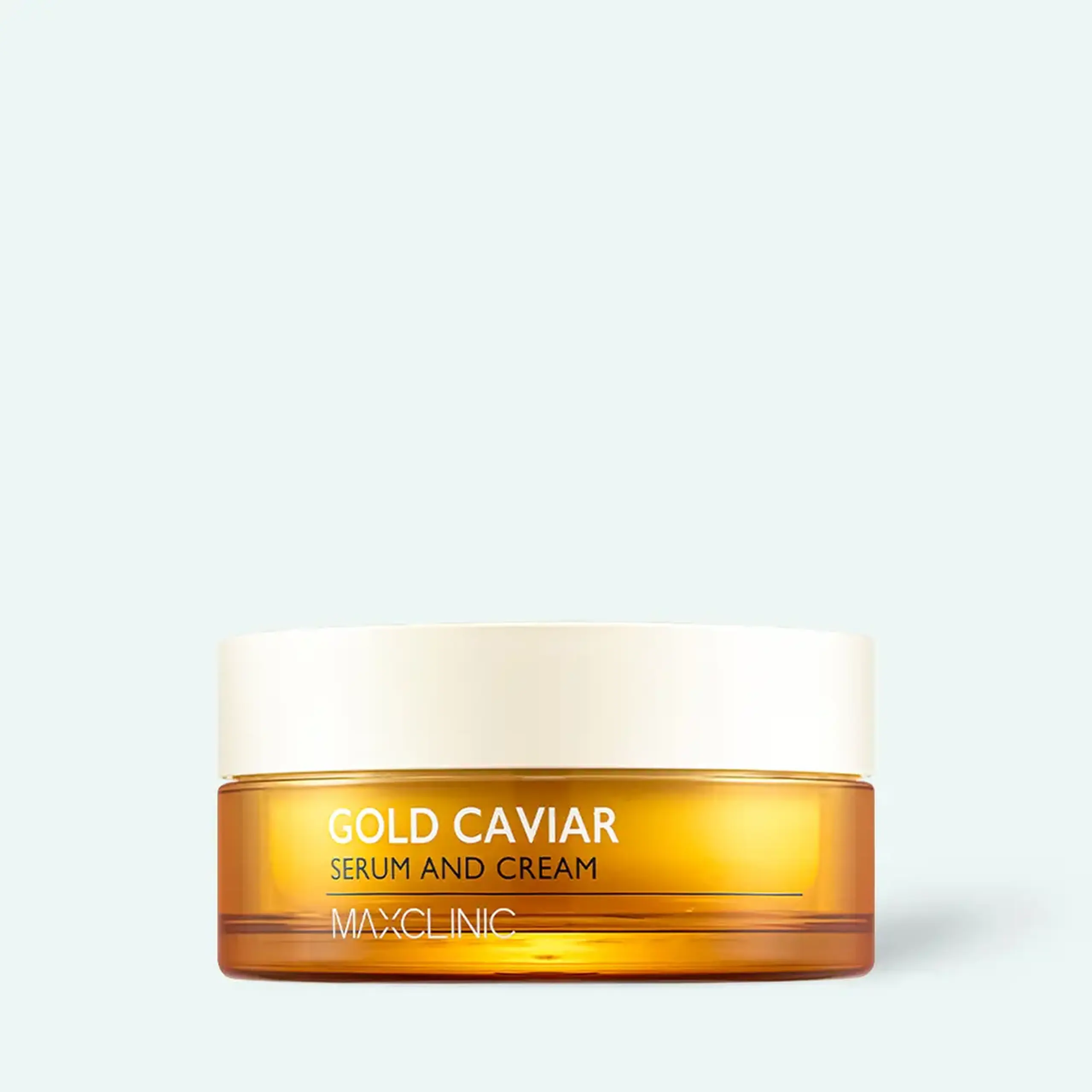 Ser intensiv și cremă hidratantă anti-age Maxclinic GOLD Caviar Serum And Cream 60ml (30+30)