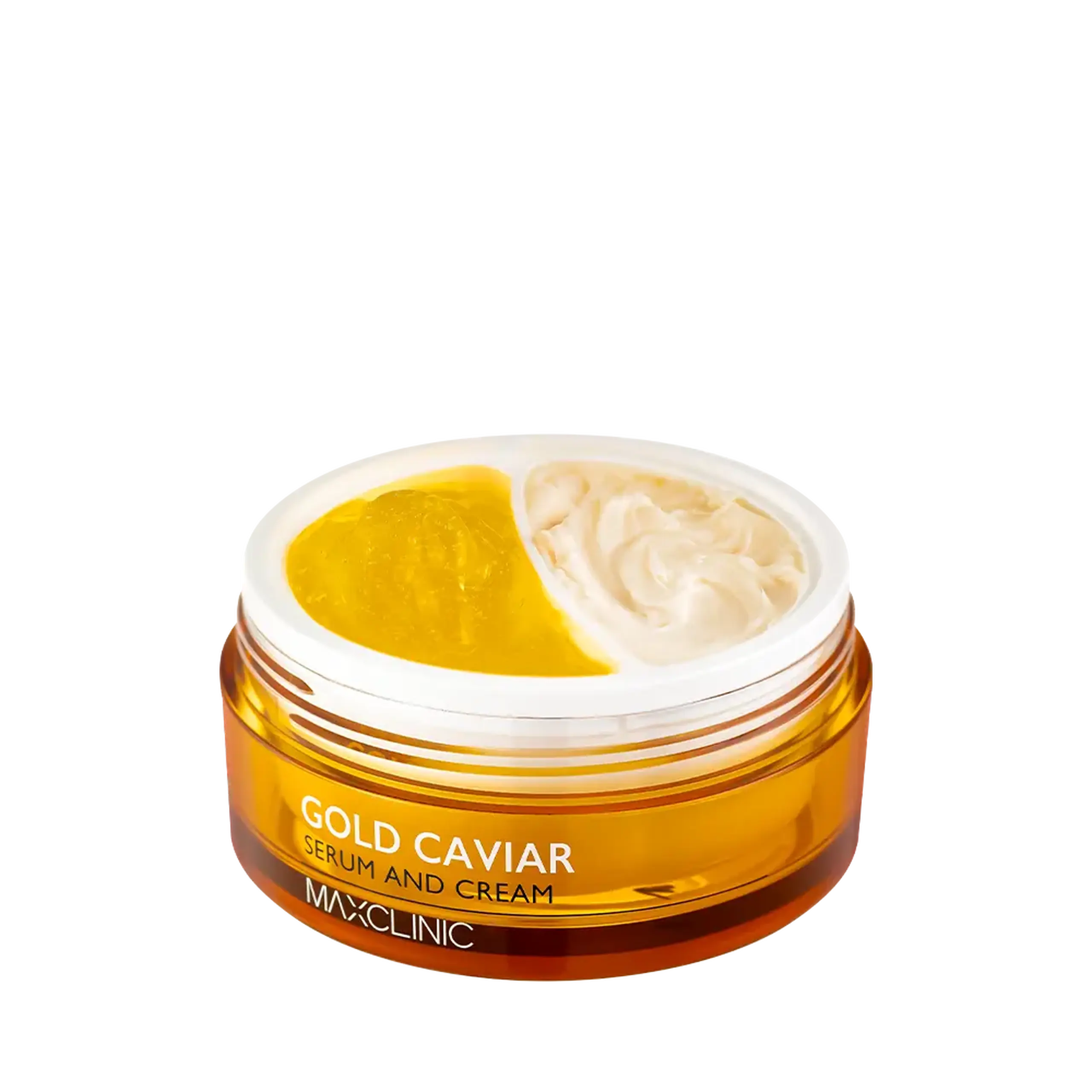 Ser intensiv și cremă hidratantă anti-age Maxclinic GOLD Caviar Serum And Cream 60ml (30+30)