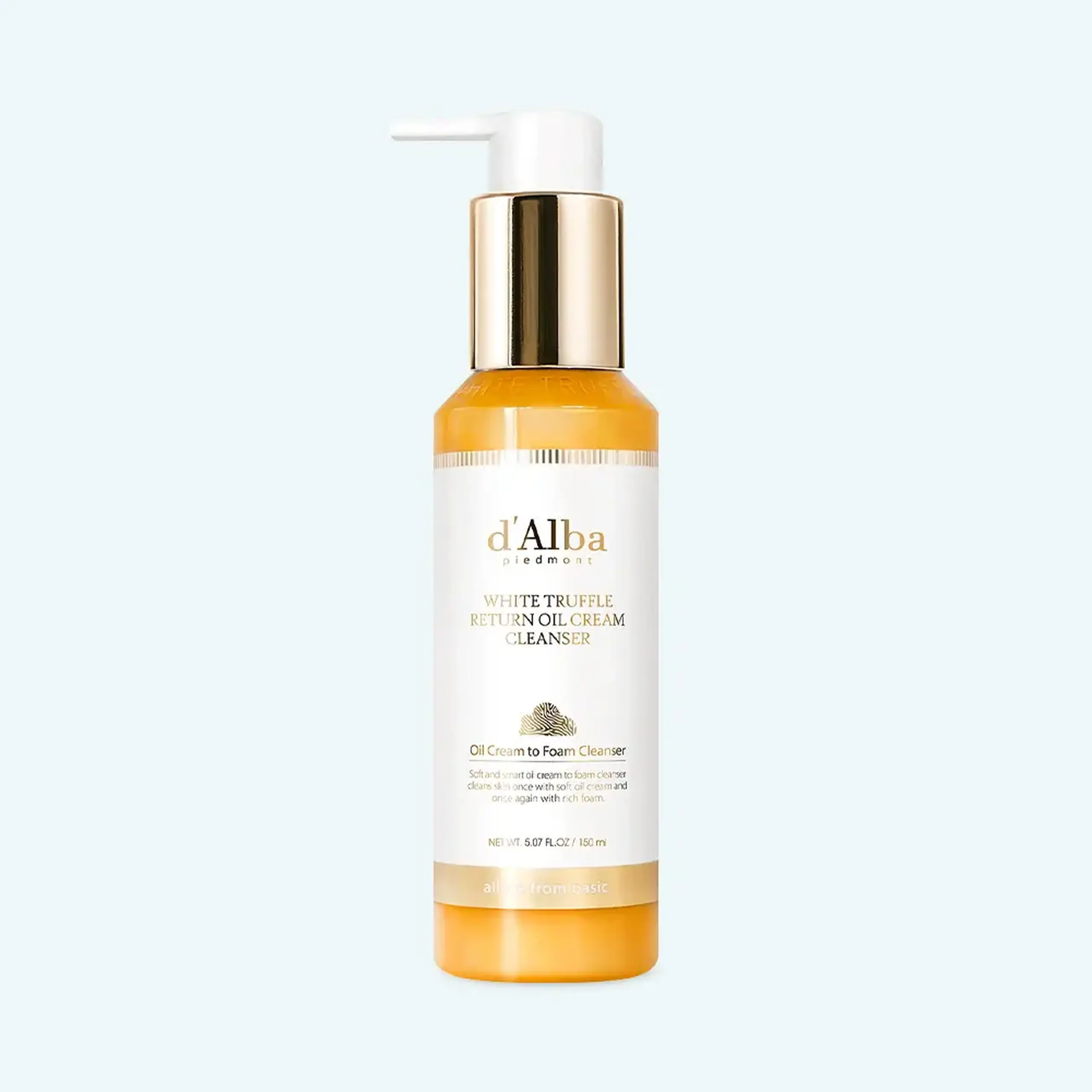 Ulei hidrofil-spumă 2in1 cu trufe albe D'Alba White truffle return oil cream cleanser 160ml