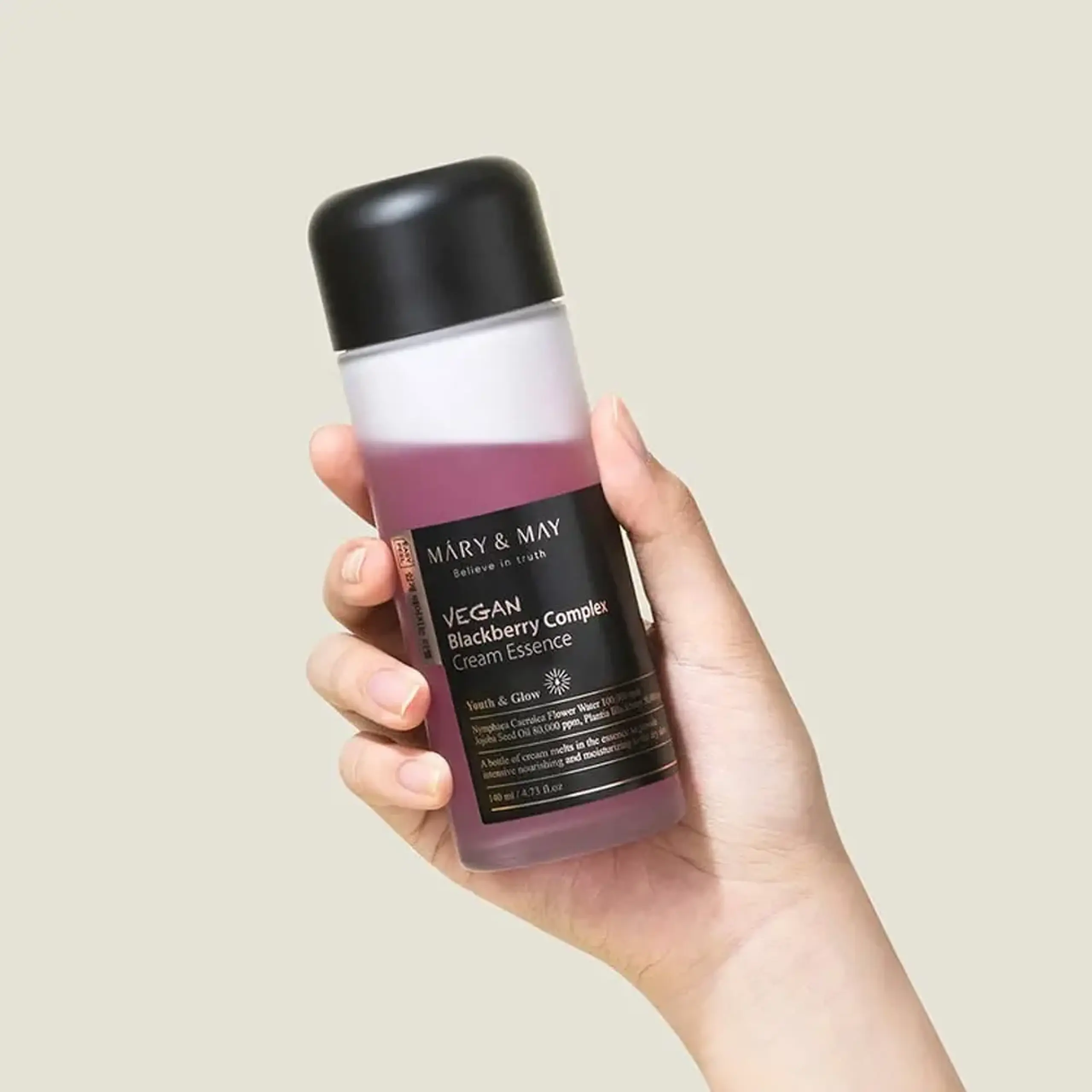 Crema-essență nutritivă cu extracte de mure Mary&May Vegan Blackberry Complex Cream Essence 140ml