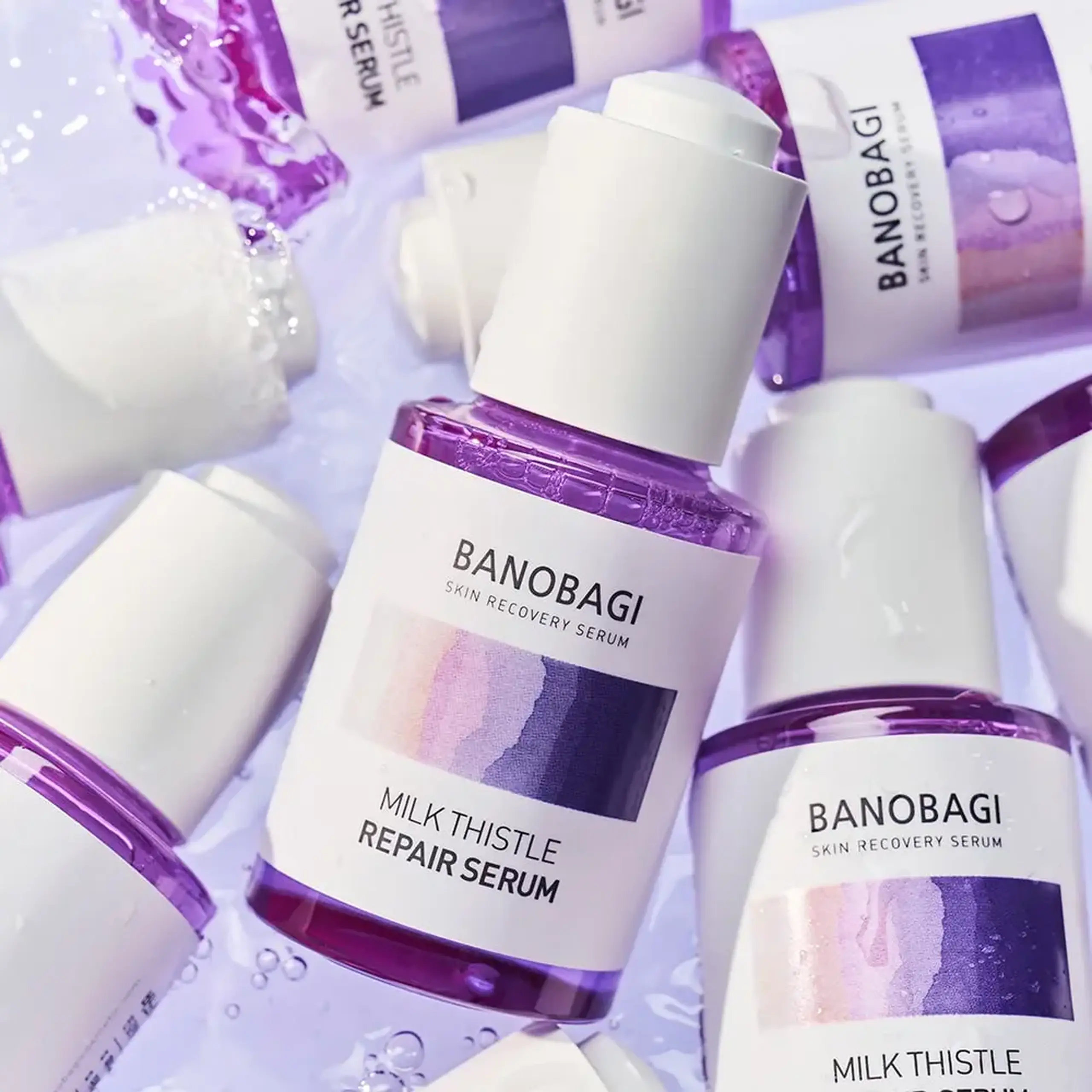 Ser cu efect puternic de calmare și regenerare Banobagi Milk Thistle Repair Serum 30ml