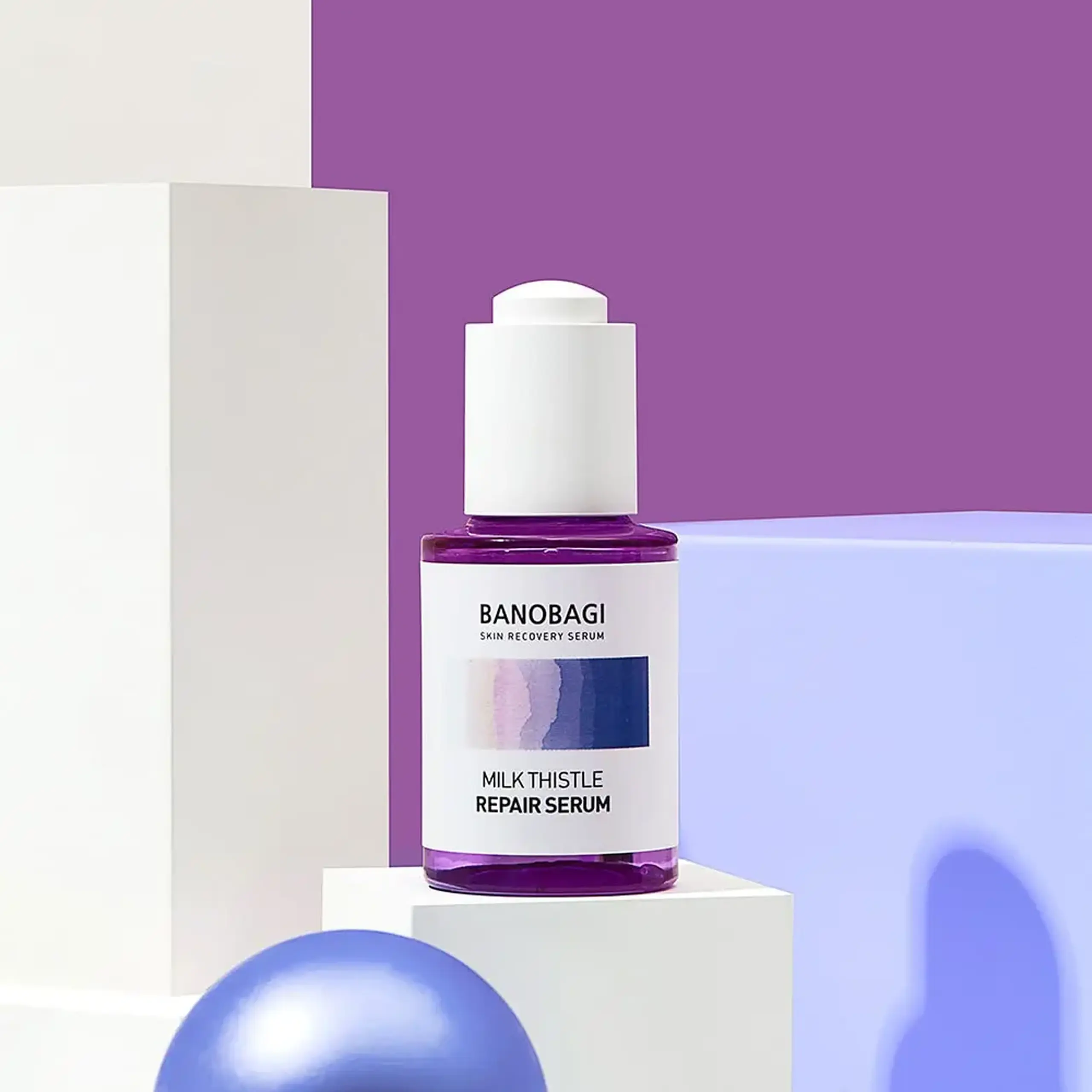 Ser cu efect puternic de calmare și regenerare Banobagi Milk Thistle Repair Serum 30ml