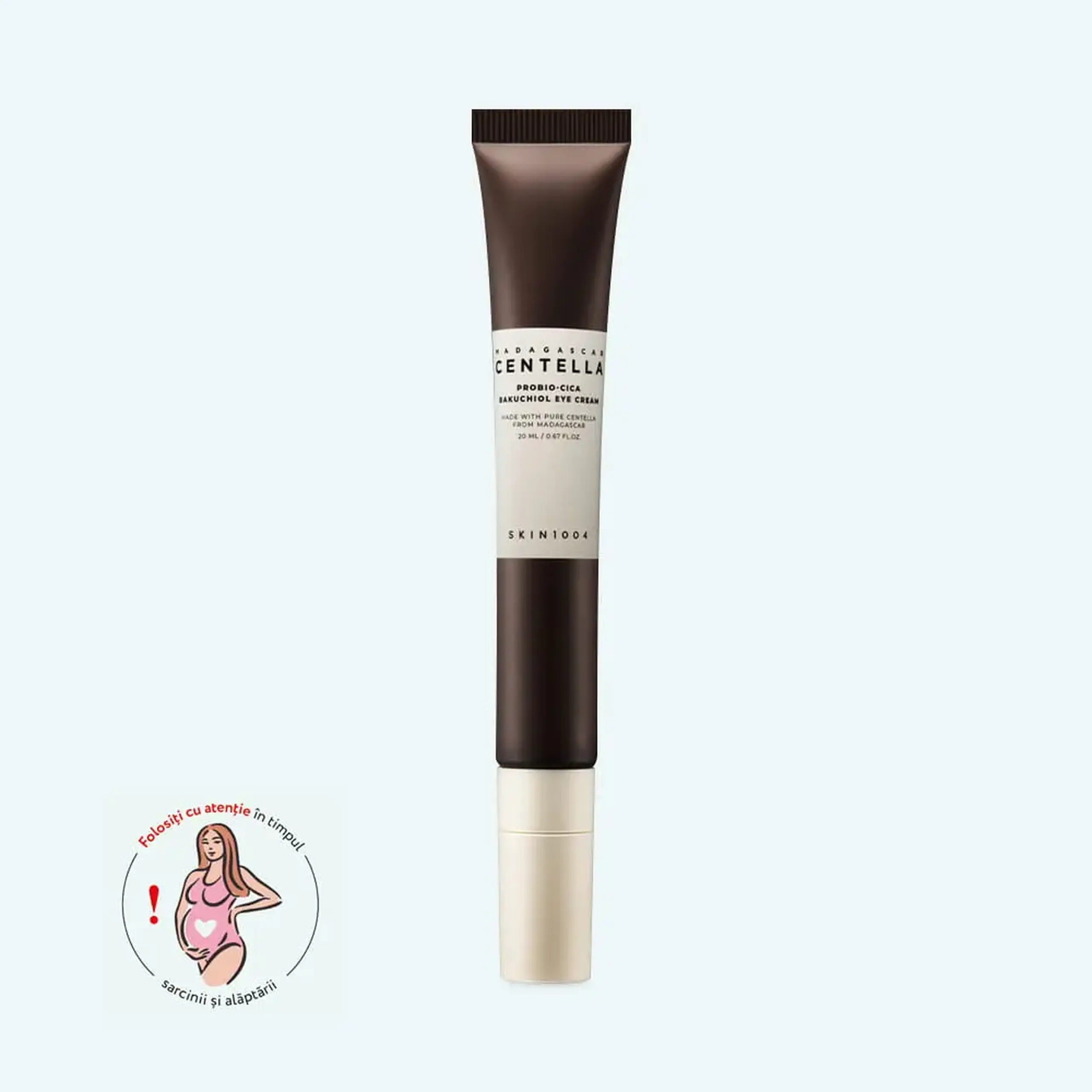 Cremă pentru ochi cu bacuchiol SKIN1004 Madagascar Centella Probio-Cica Bakuchiol Eye Cream 20ml