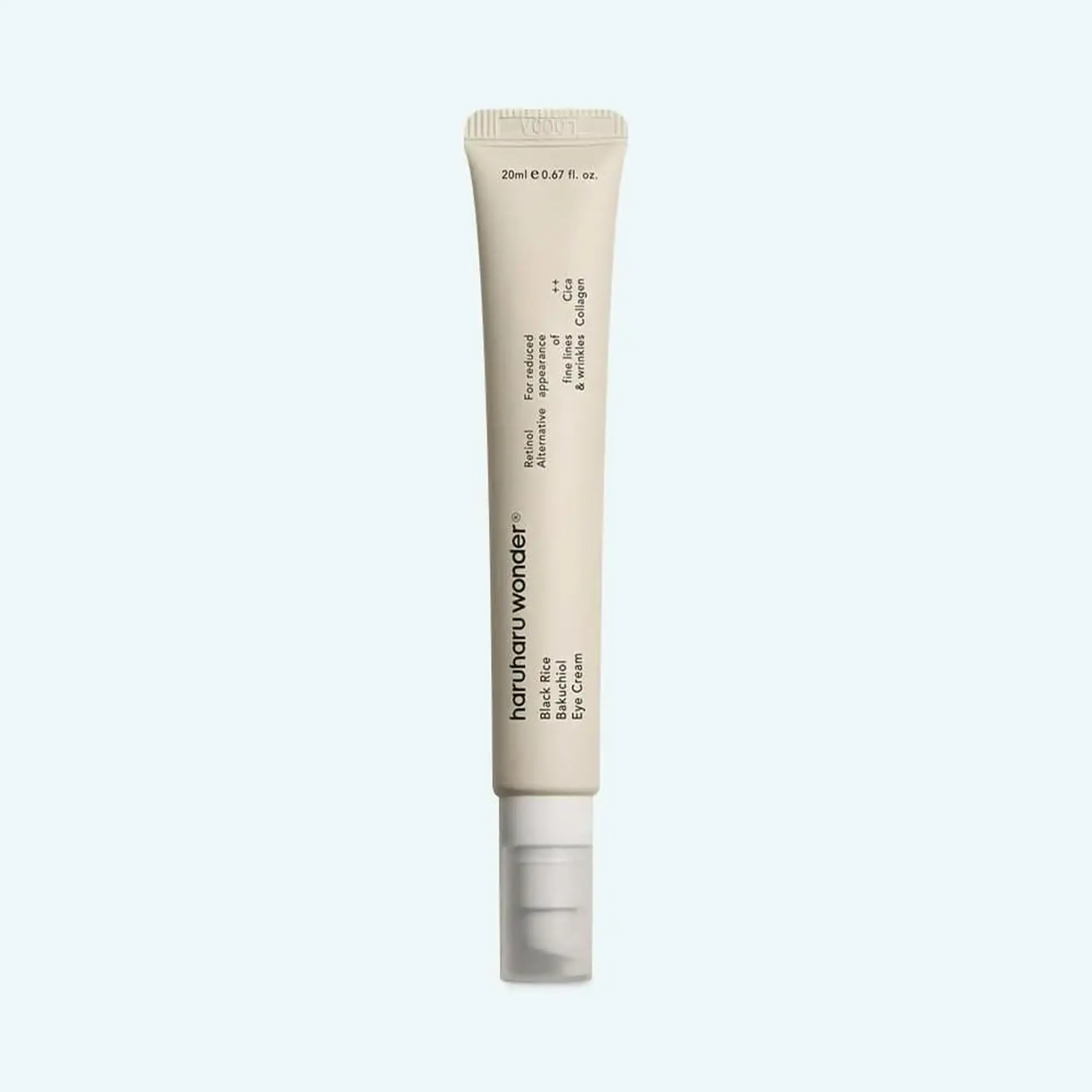 Cremă de ochi cu bacuchiol şi orez negru fermentat Haruharu Wonder Black Rice Bakuchiol Eye Cream 20ml