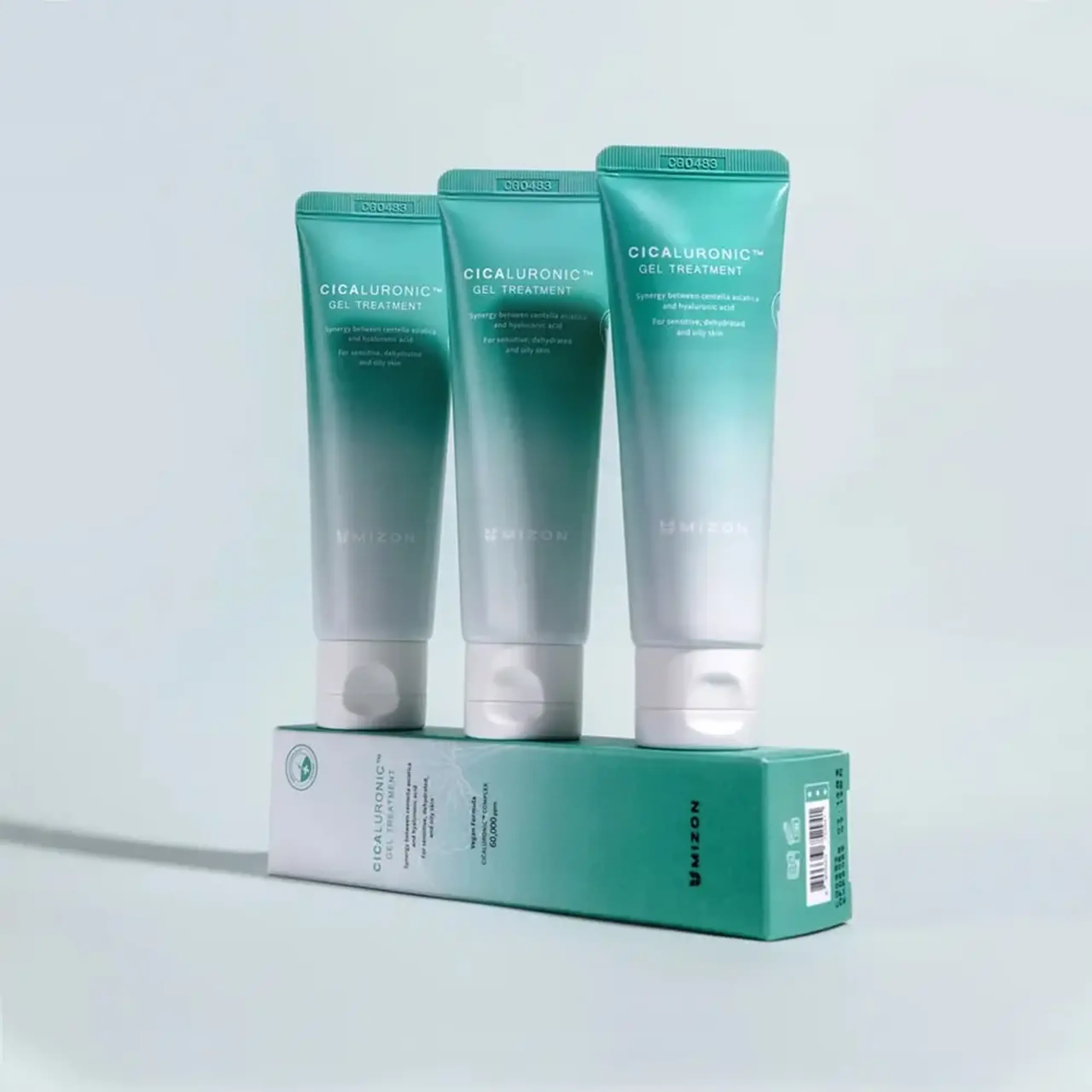 Cremă-gel vegană-calmantă Mizon Cicaluronic Gel Treatment 50ml