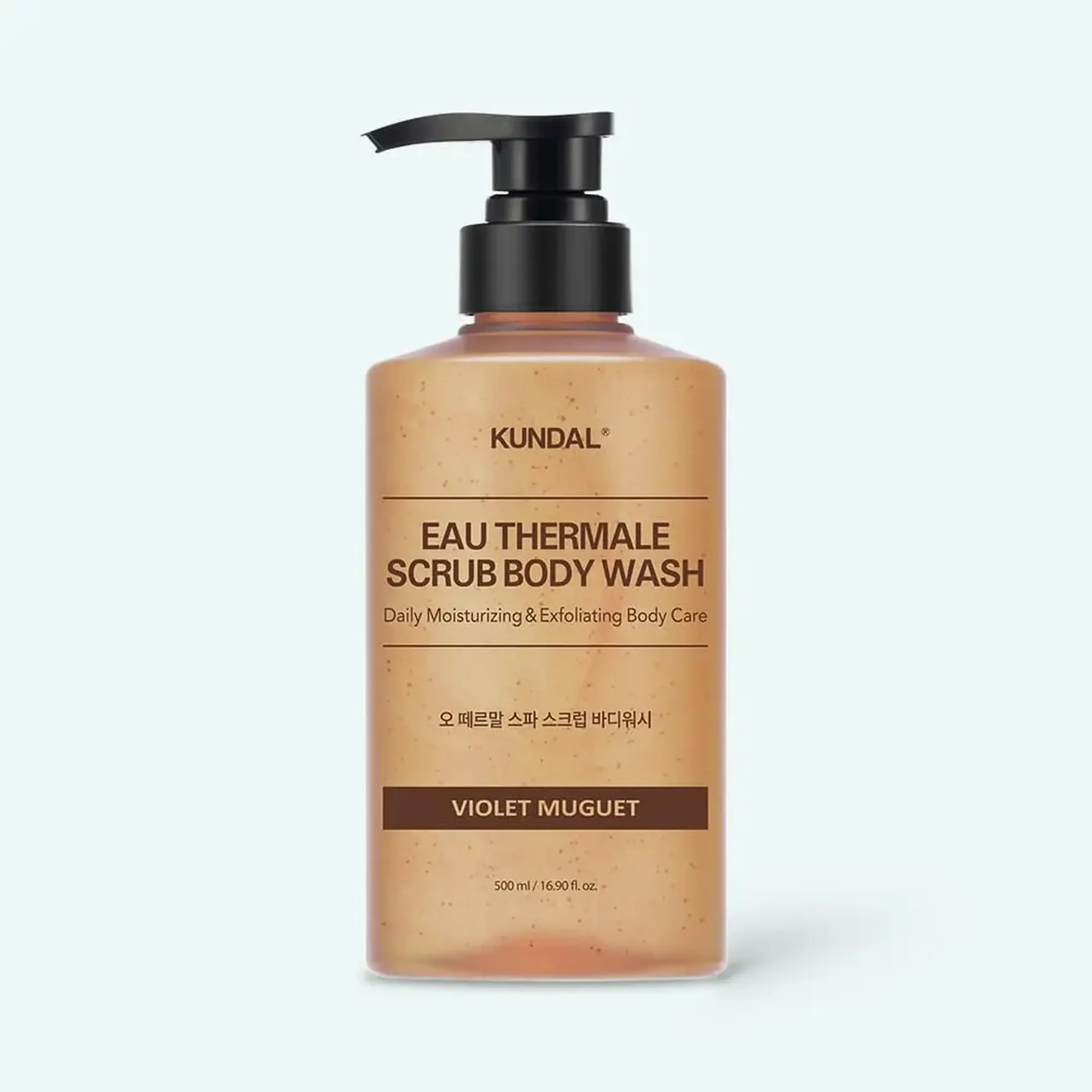 Scrub pentru corp KUNDAL Eau Thermale Spa Scrub Body Wash Violet Muguet 500ml