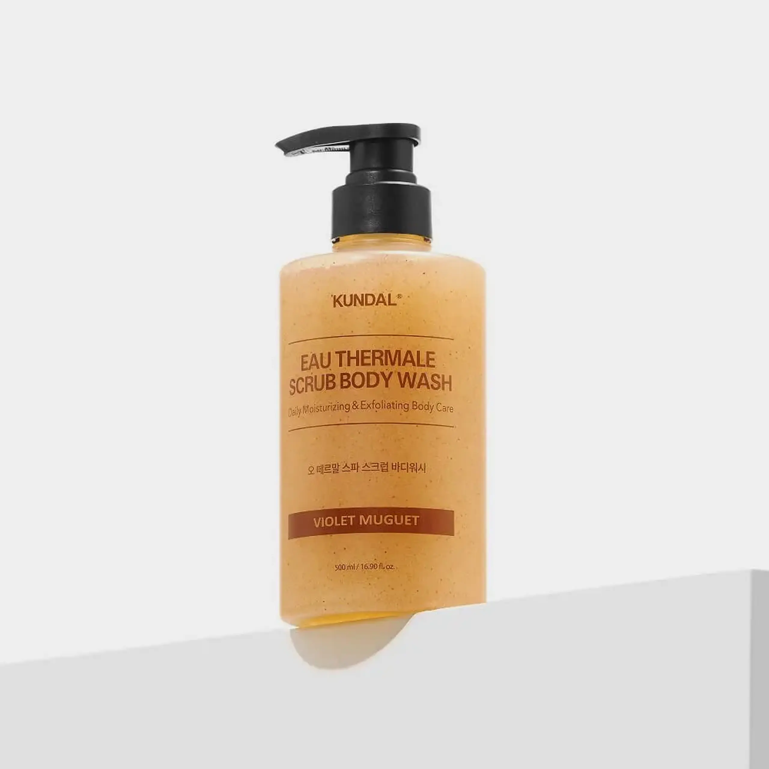 Scrub pentru corp KUNDAL Eau Thermale Spa Scrub Body Wash Violet Muguet 500ml