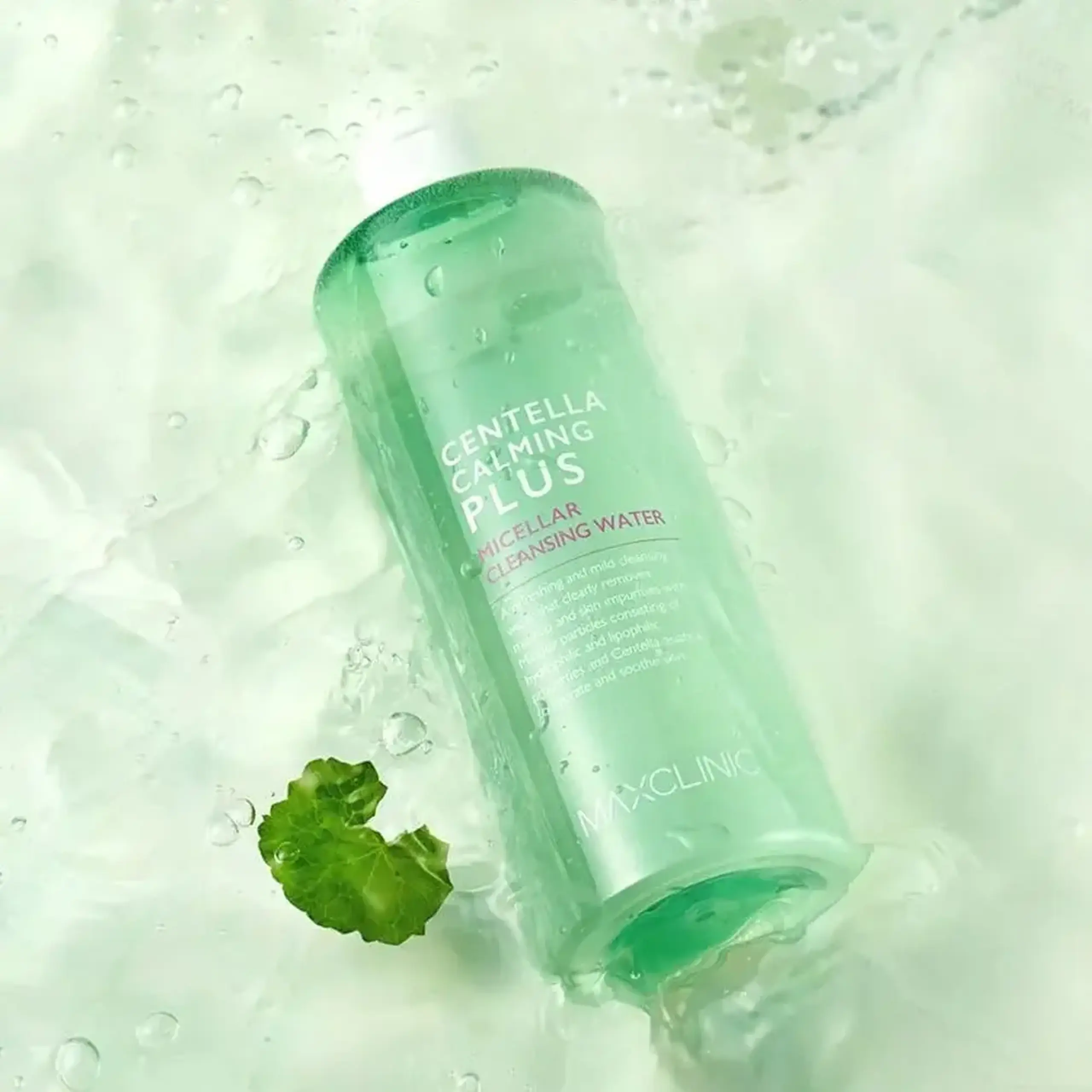 Apa micelară cu efect de hidratare şi calmare a tenului MAXCLINIC Centella Calming Plus Micellar Cleansing Water 500ml