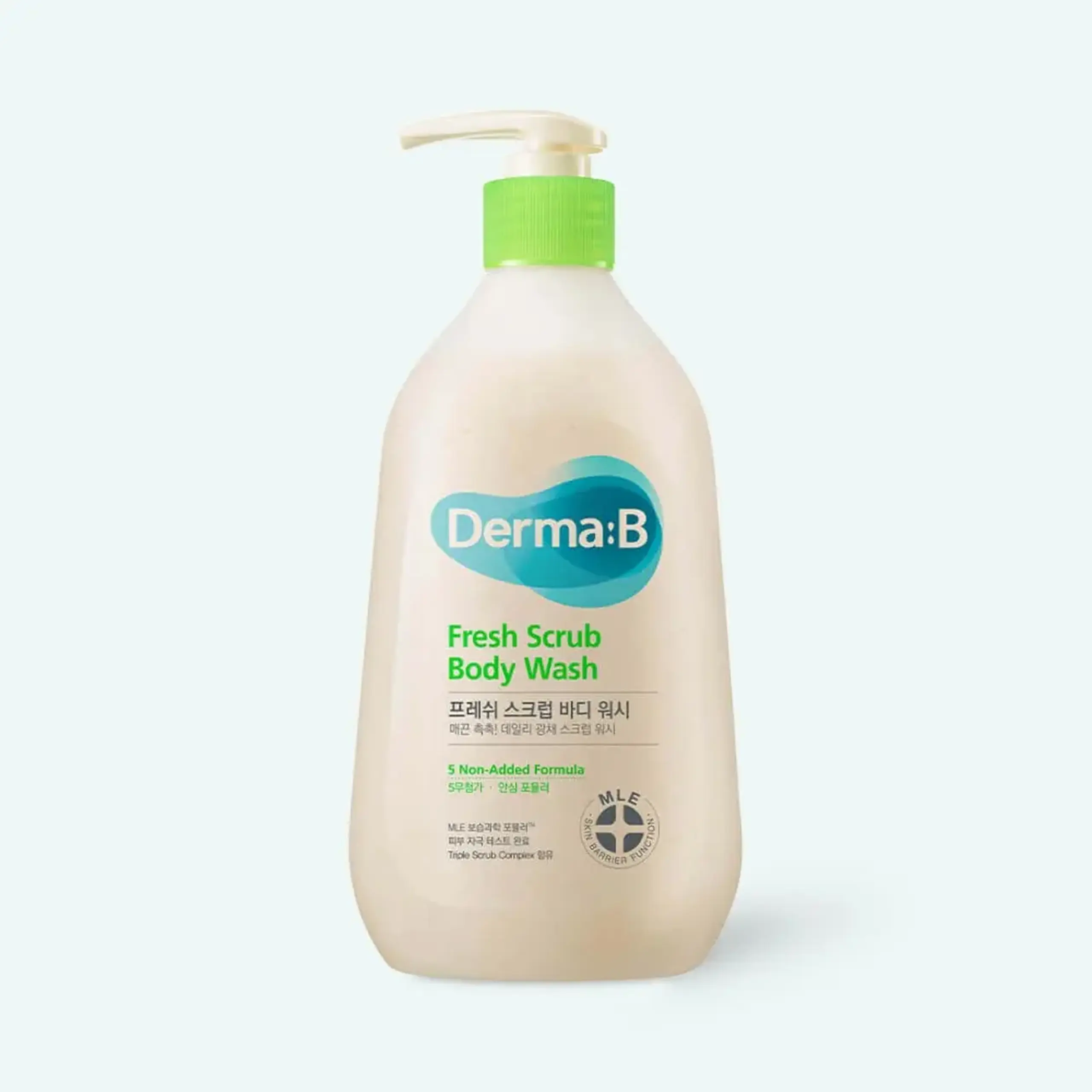 Gel de duș exfoliant Derma:B Fresh Scrub Body Wash 420ml