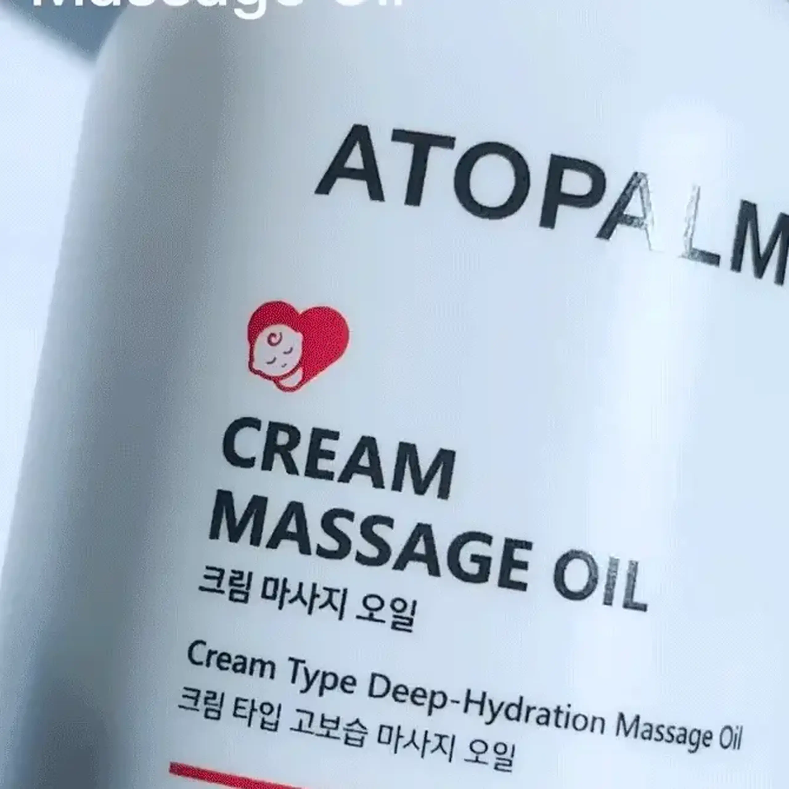 Ulei cu textură cremoasă pentru masajul bebelușilor Atopalm Cream Massage Oil 200ml