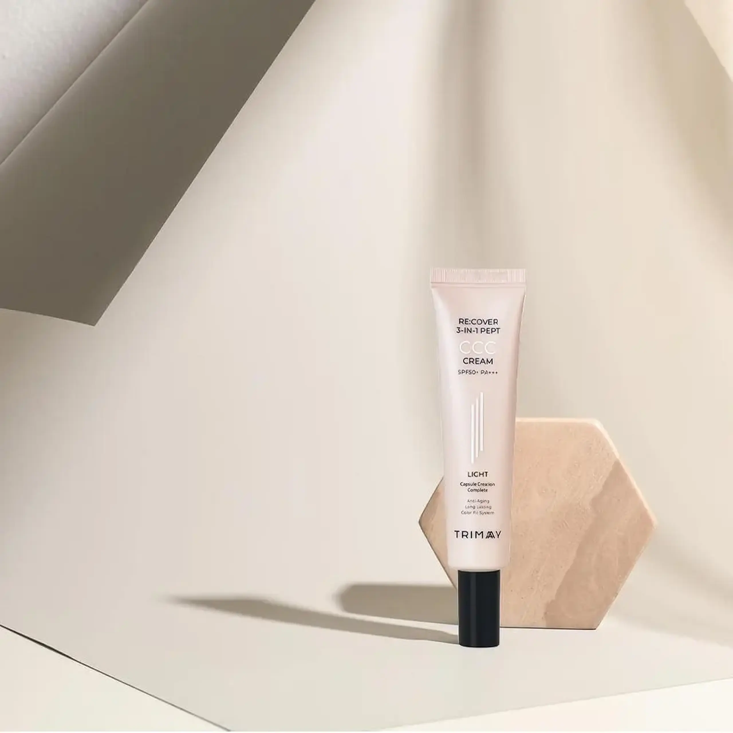 CC-cream multifuncțional Trimay Re:cover 3-in-1 Pept CCC Cream Light SPF50+PA+++ 30ml