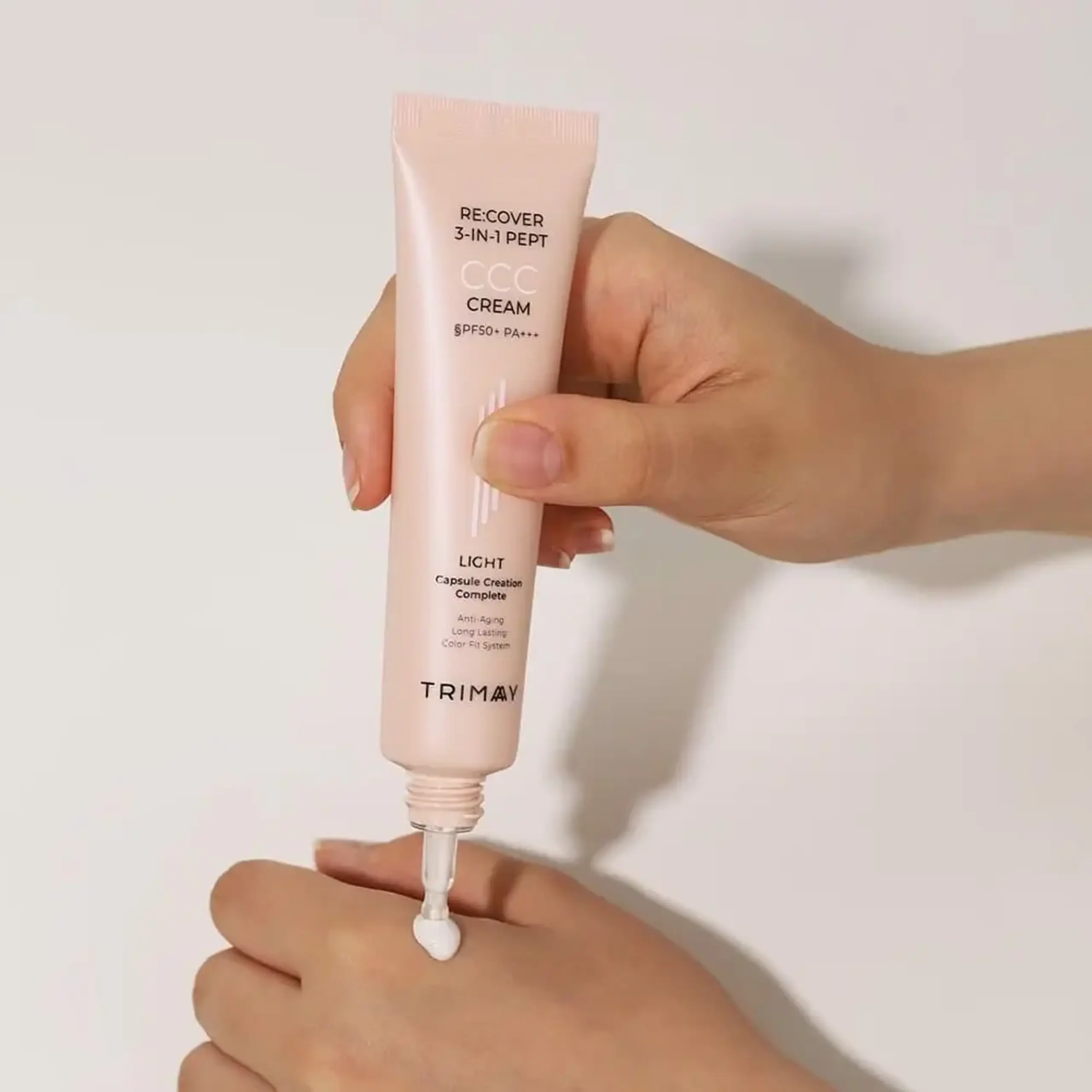 CC-cream multifuncțional Trimay Re:cover 3-in-1 Pept CCC Cream Light SPF50+PA+++ 30ml
