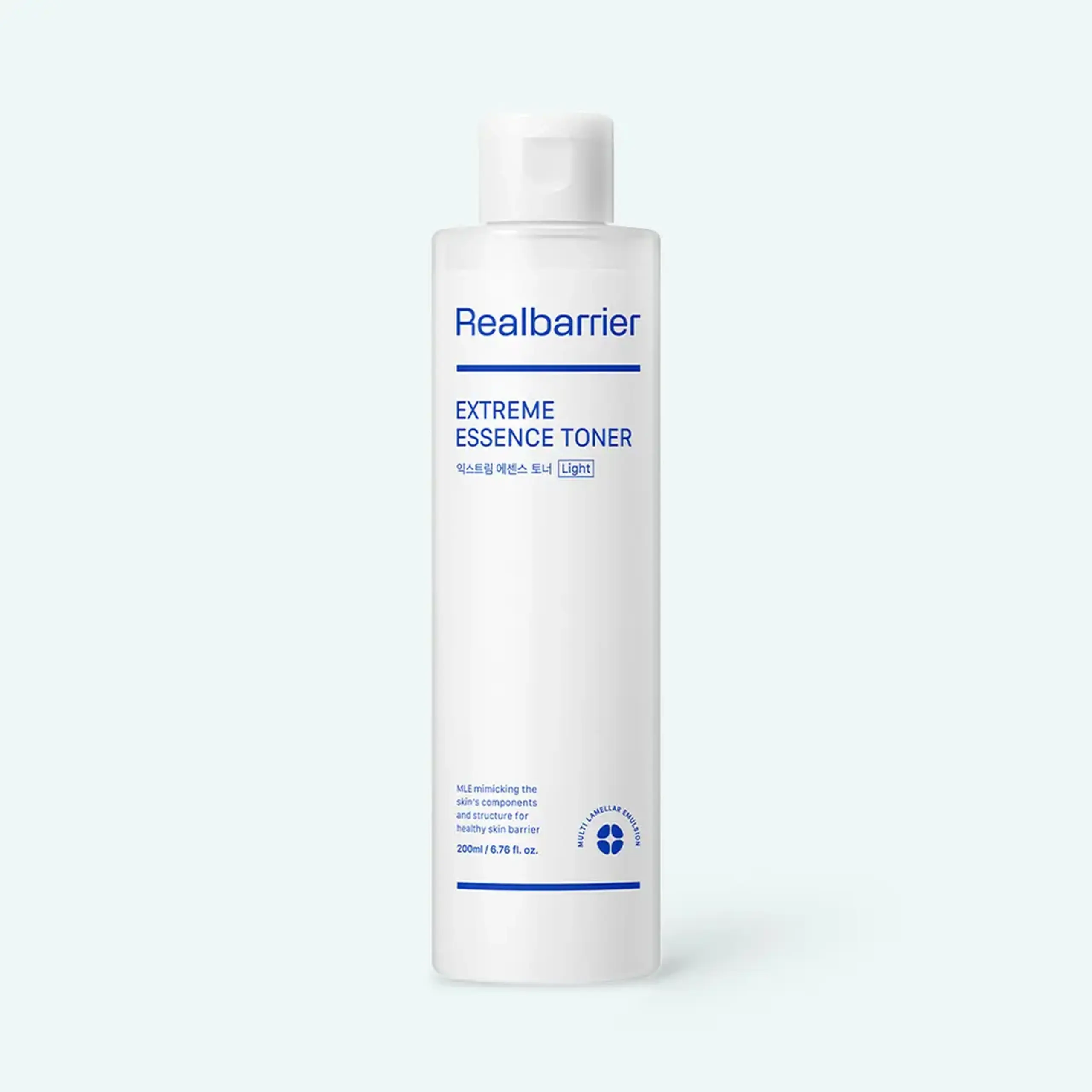 Toner pentru hidratare profundă cu textură lejeră Real Barrier Extreme Essence Toner Light 200ml