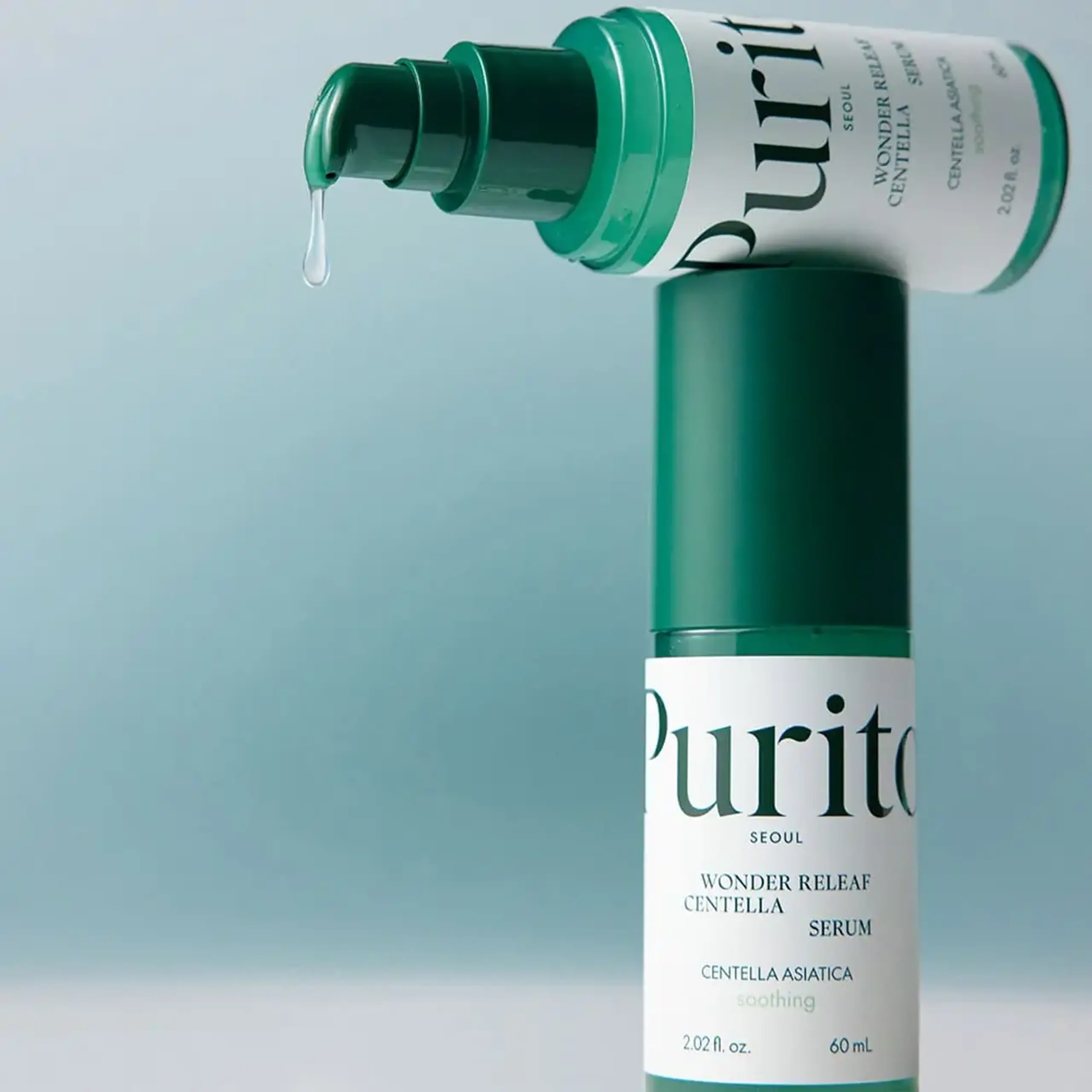 Ser hidratant reparator cu Centella Asiatica, Colagen și Ceramide Purito Seoul Wonder Releaf Centella Serum 60 ml