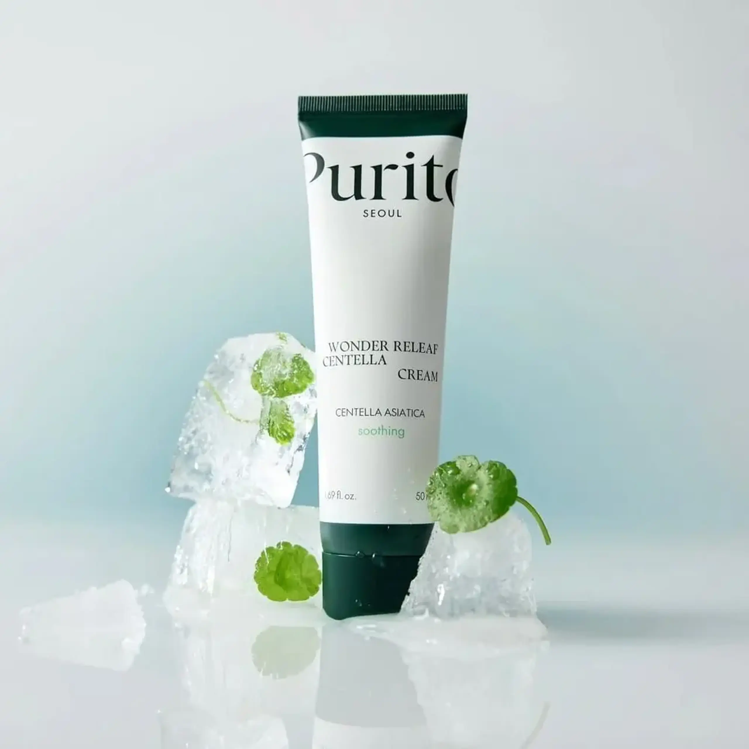 Cremă hidratantă linistitoare cu Centella Asiatica Purito Seoul Wonder Releaf Centella Cream 50ml