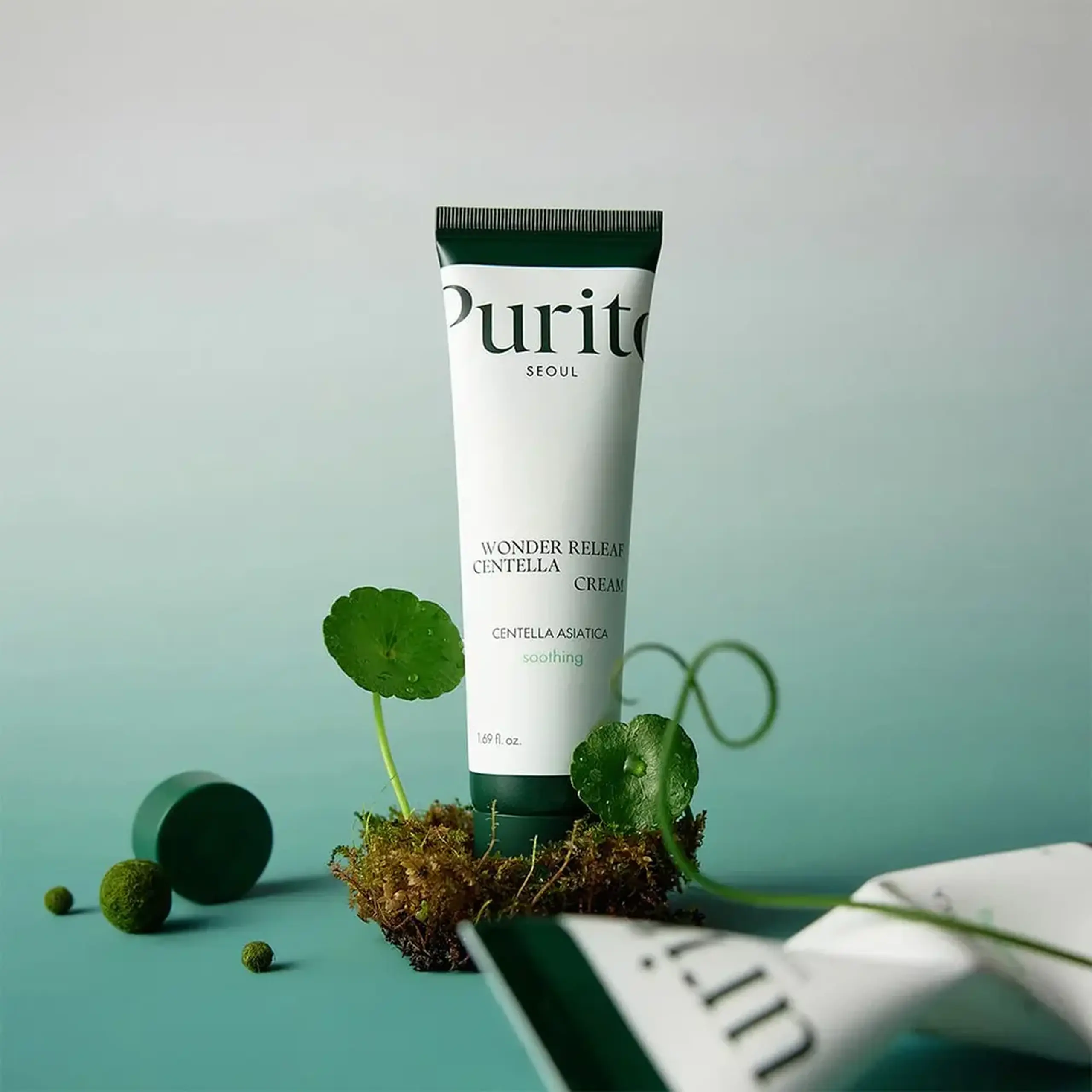 Cremă hidratantă linistitoare cu Centella Asiatica Purito Seoul Wonder Releaf Centella Cream 50ml