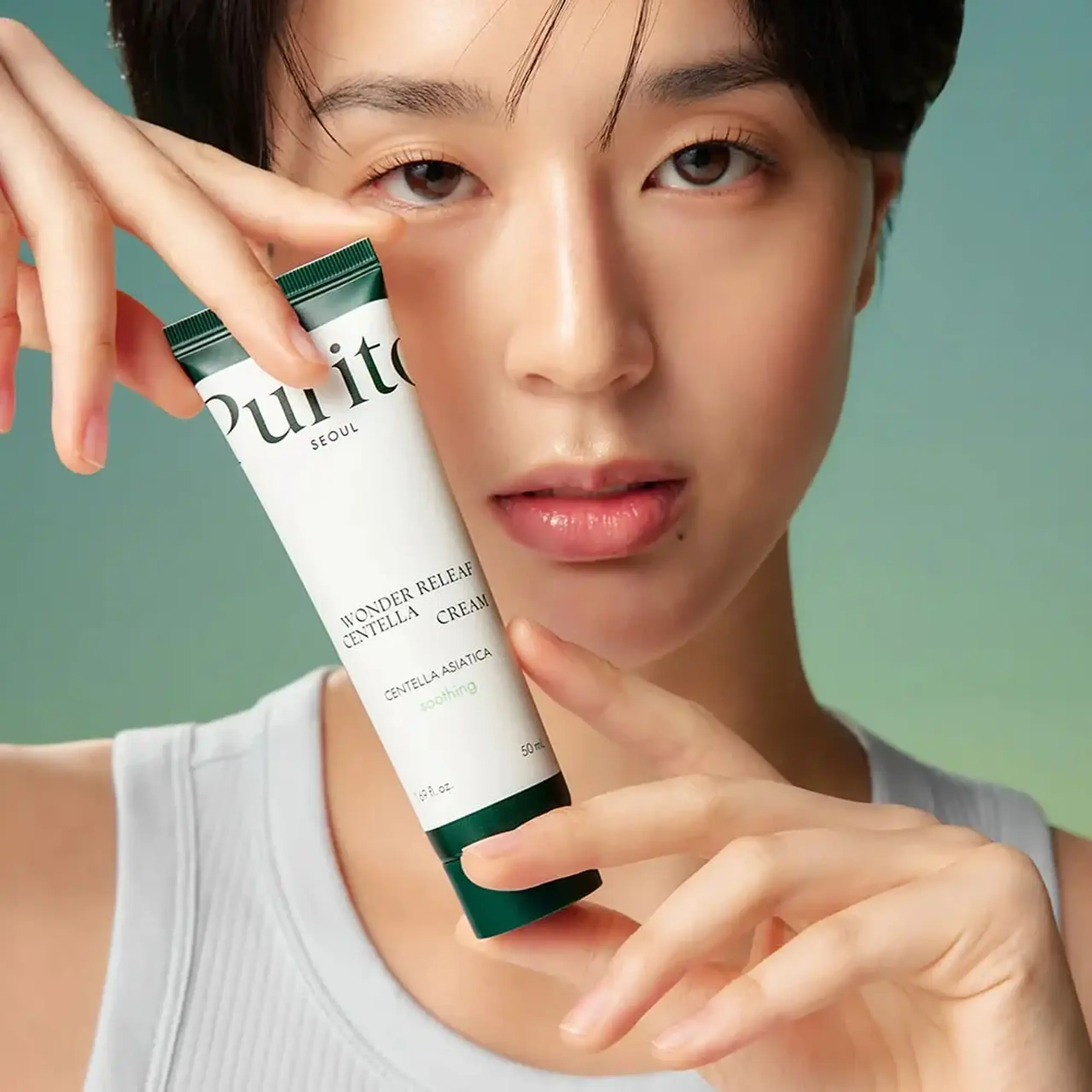 Cremă hidratantă linistitoare cu Centella Asiatica Purito Seoul Wonder Releaf Centella Cream 50ml