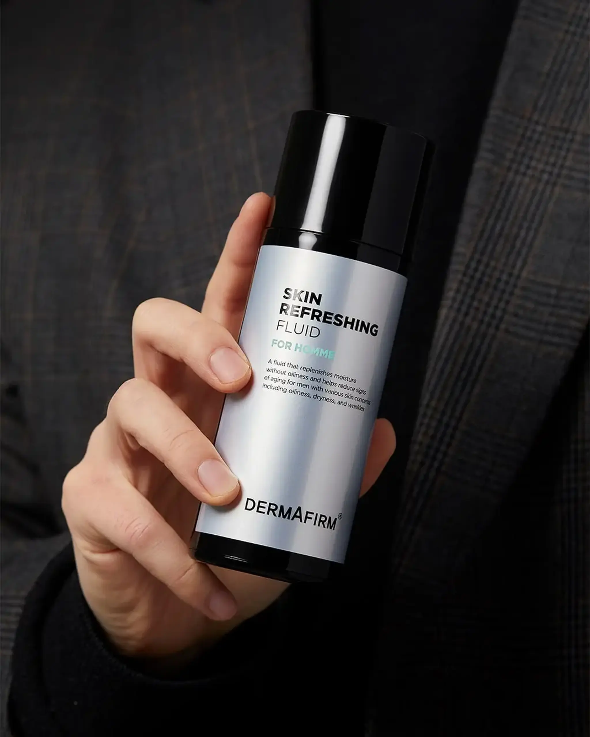 Fluid hidratant pentru bărbați DERMAFIRM Skin Refreshing Fluid for Homme 120ml