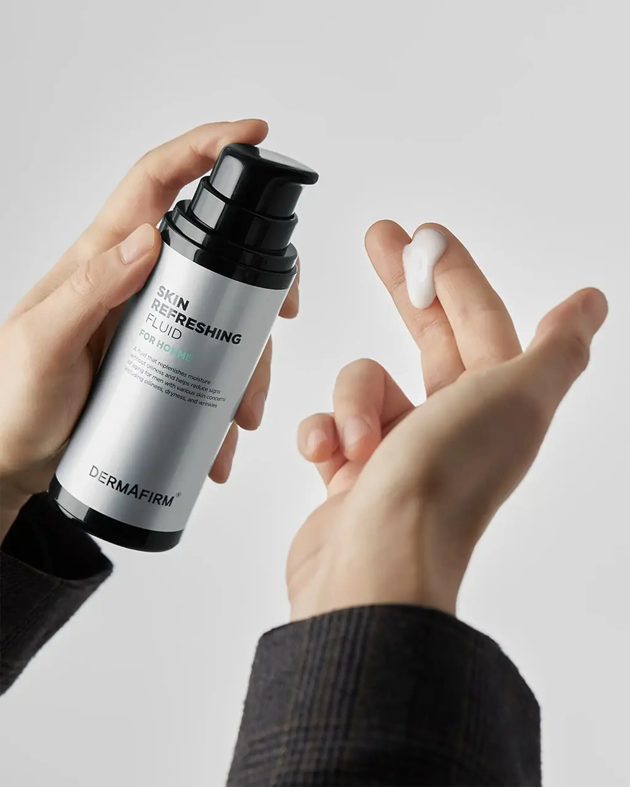 Fluid hidratant pentru bărbați DERMAFIRM Skin Refreshing Fluid for Homme 120ml