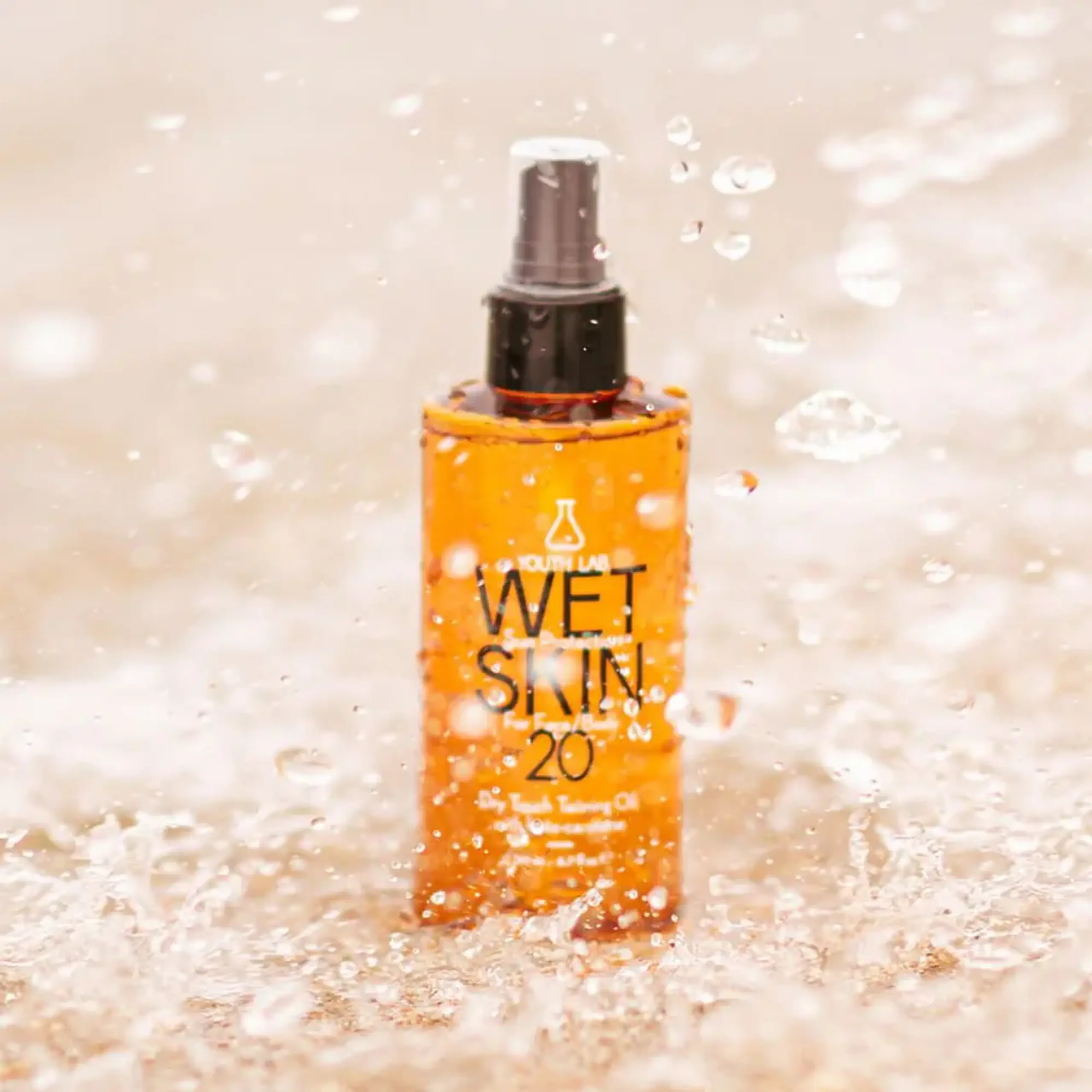 Spray de protecție solară pentru față și corp Youth Lab Wet Skin Sun Protection SPF 20 – Face & Body 200ml