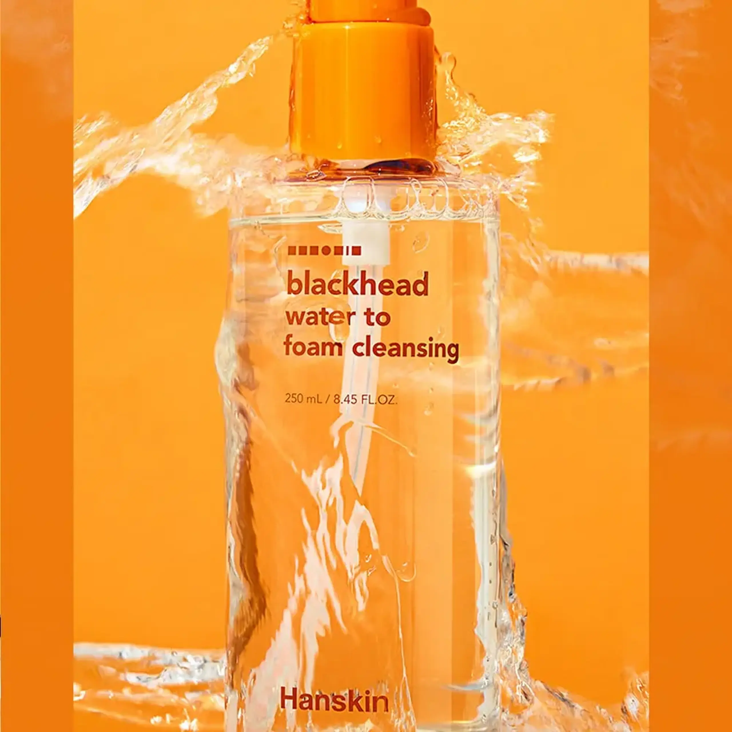 Produs de curățare multifuncțional 2 în 1 Hanskin Black Head Water To Foam Cleansing 250ml (#9230)