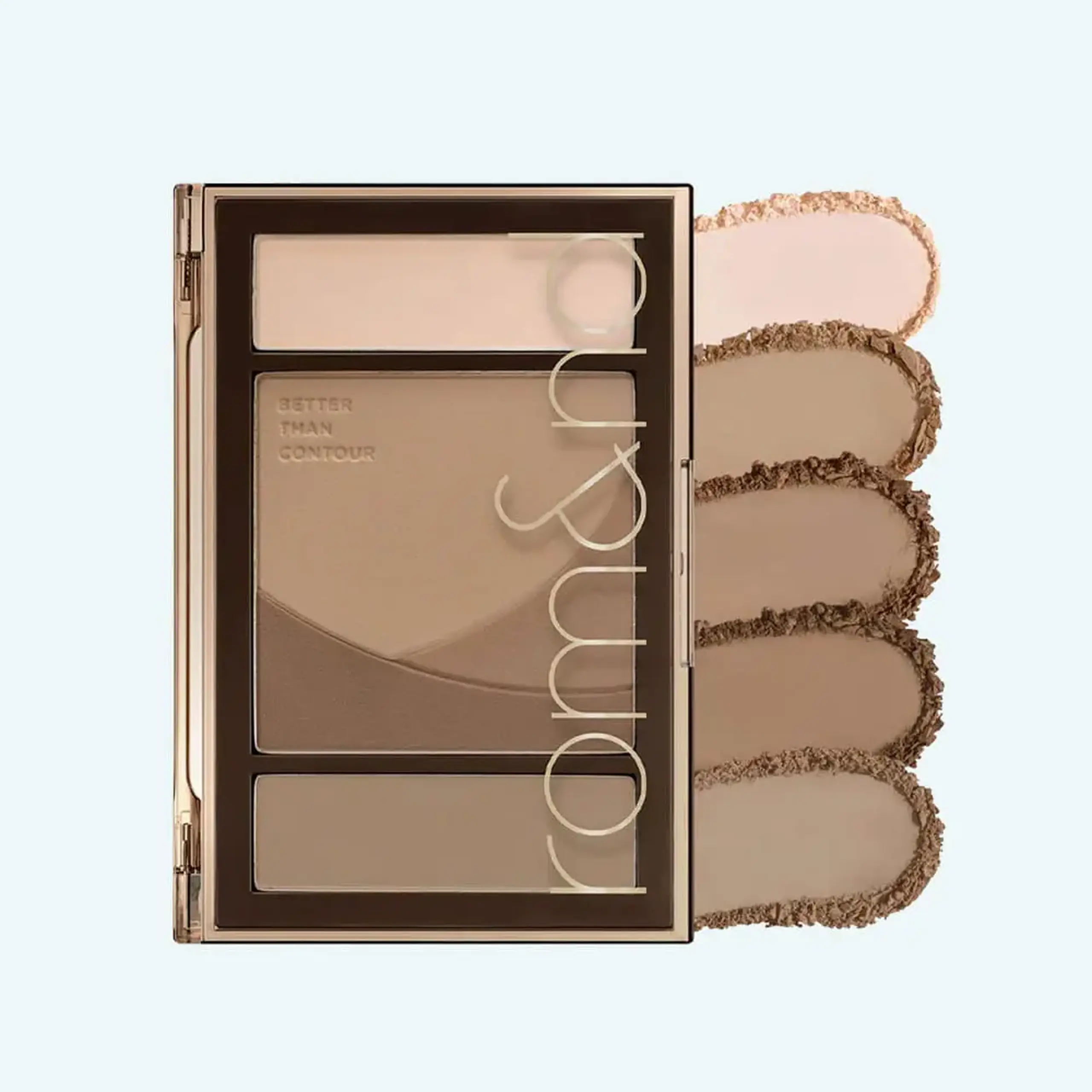 Paletă de farduri pentru contour Rom&amp;nd Better Than Contour 01 Neutral Warm