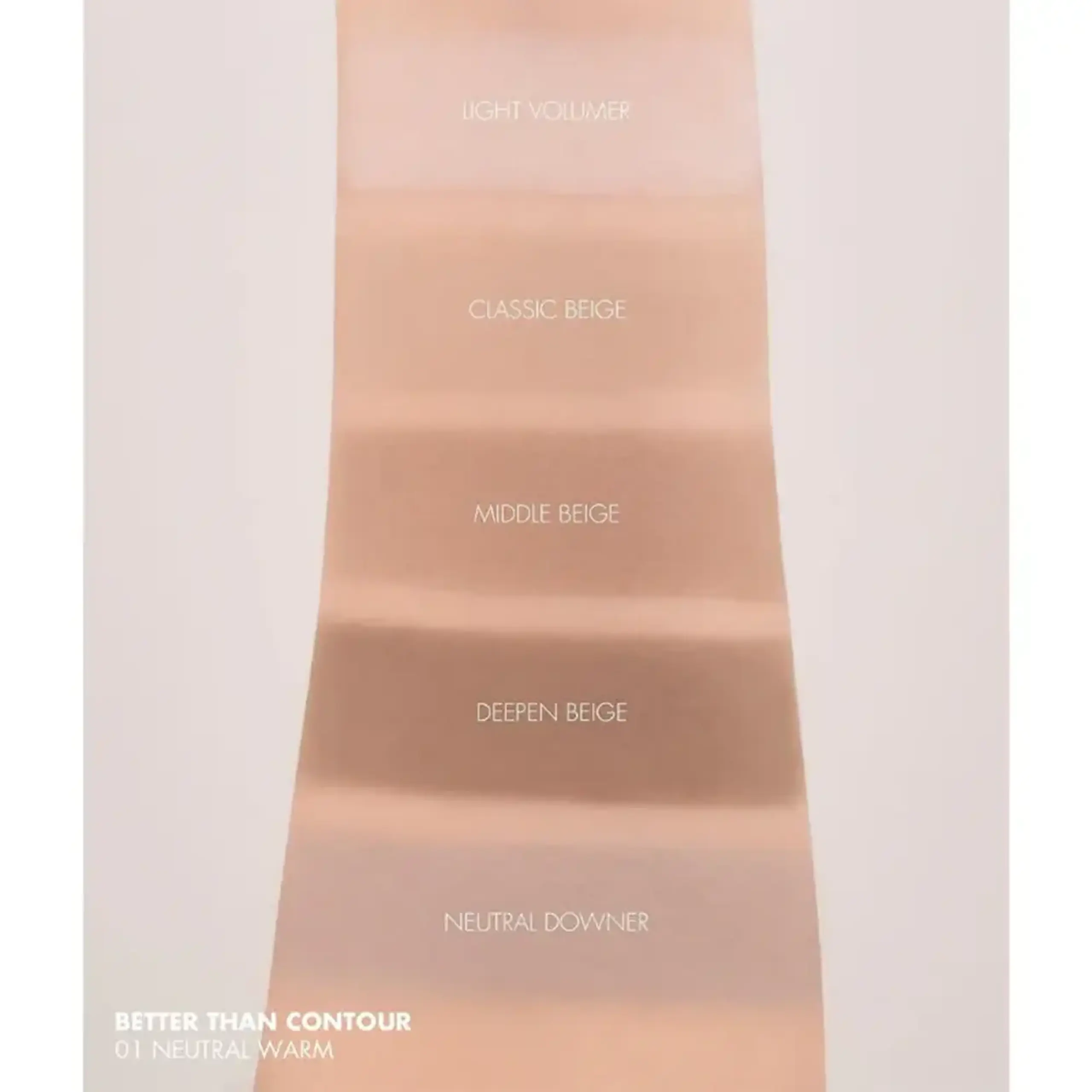 Paletă de farduri pentru contour Rom&amp;nd Better Than Contour 01 Neutral Warm