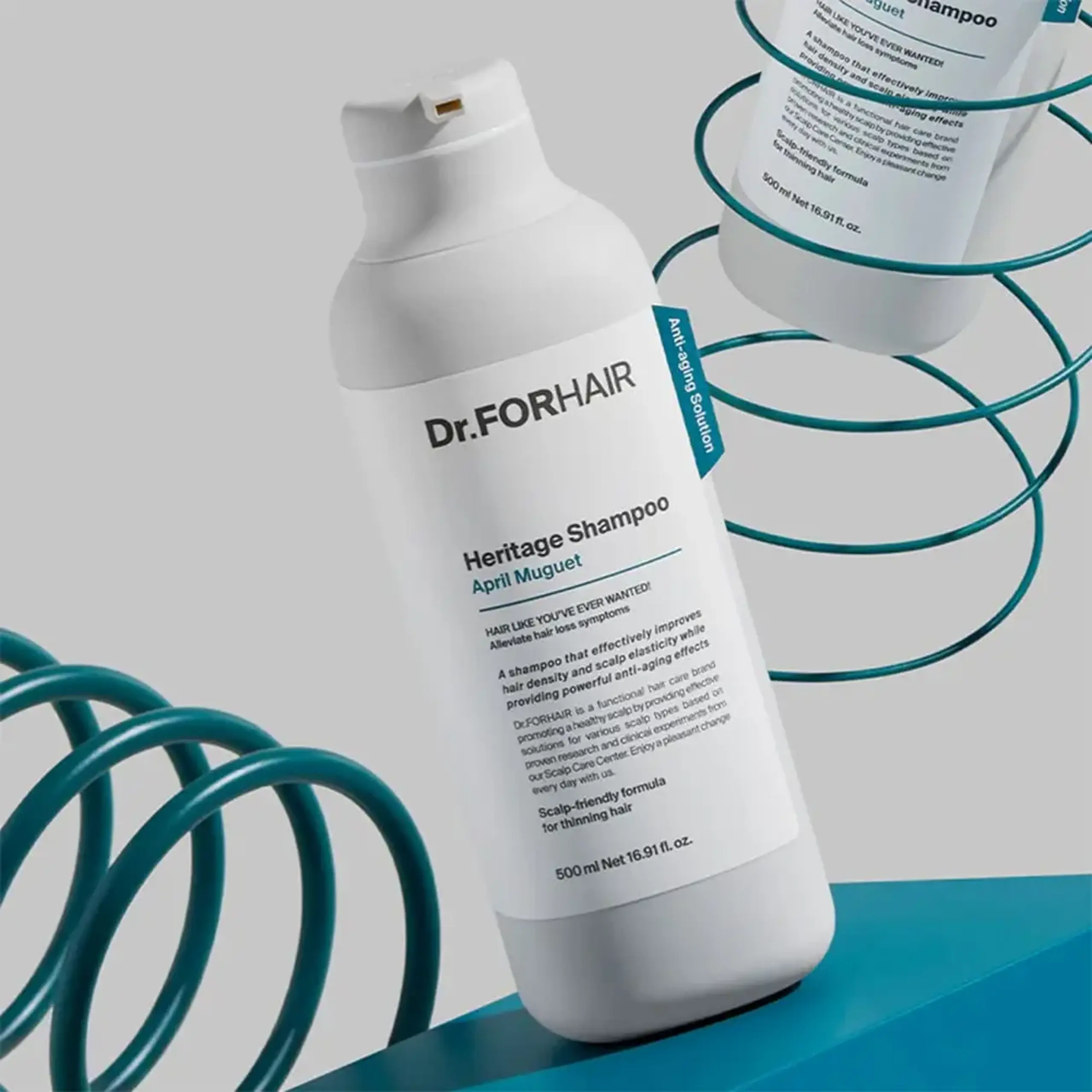 Șampon pentru scalp și păr slăbit Dr.ForHair Heritage Shampoo #April Muguet 500ml
