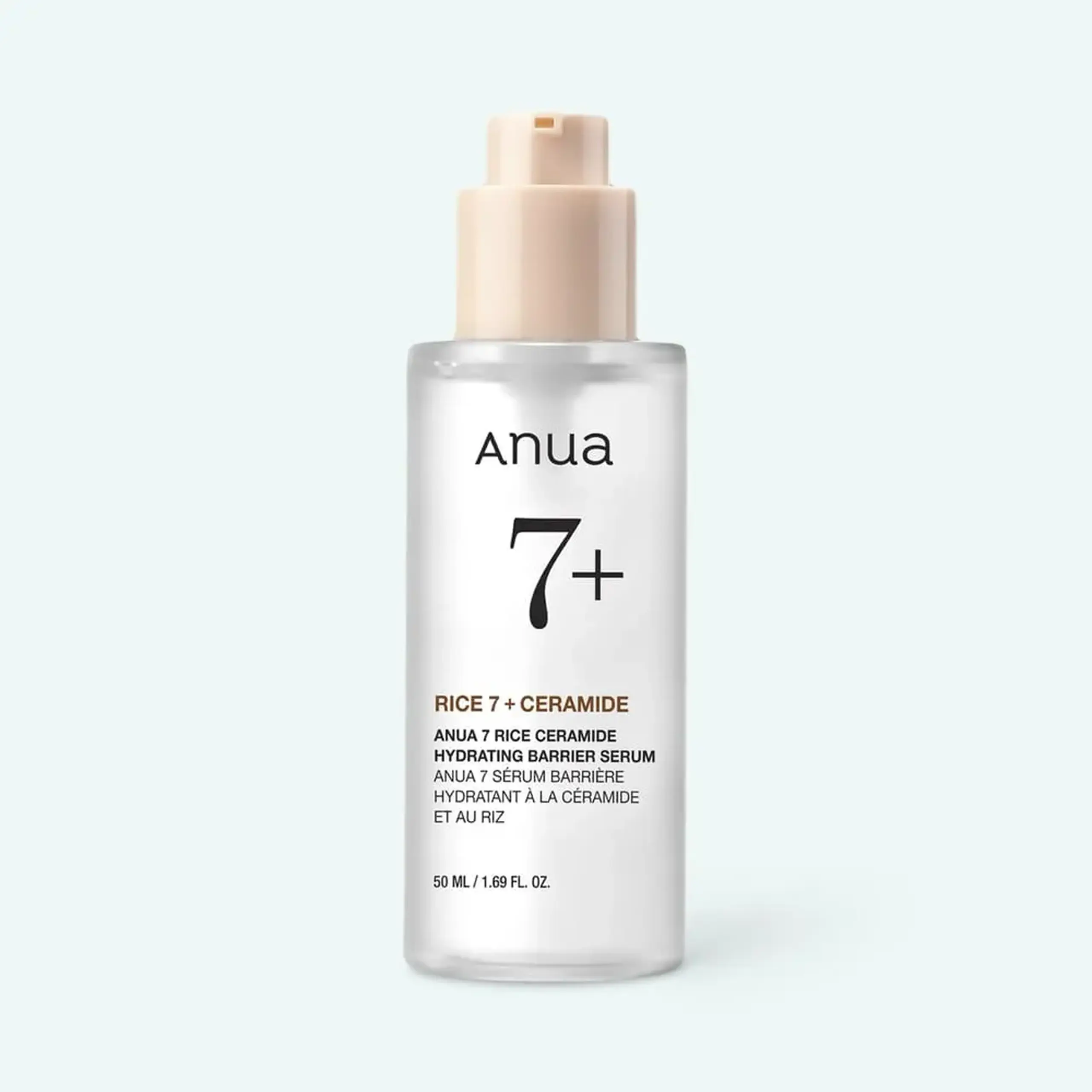 Ser pentru luminozitatea pielii cu orez Anua 7 Rice Ceramide Hydrating Barrier Serum 50ml