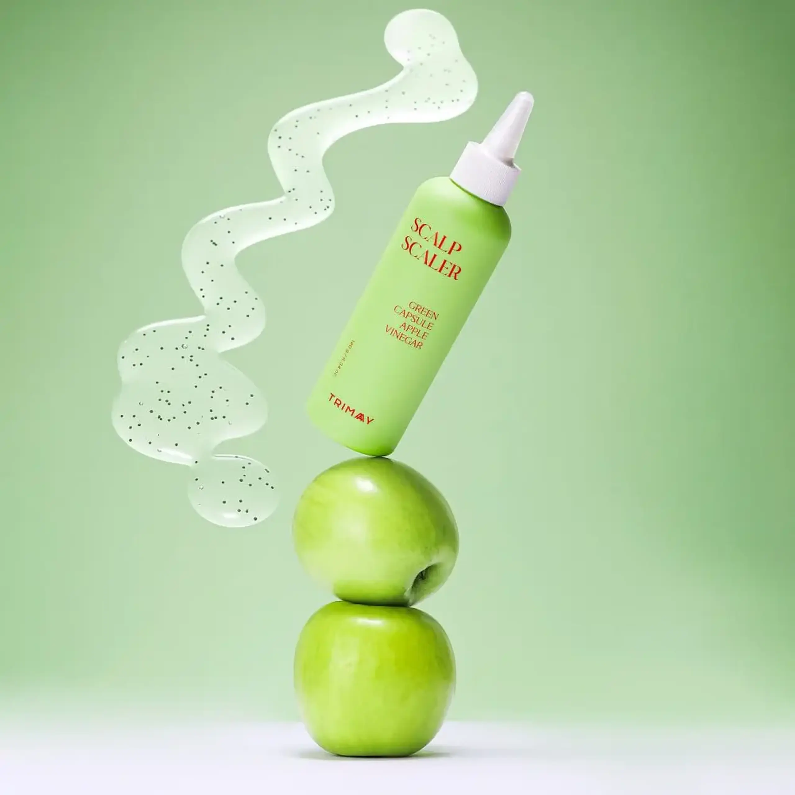 Peeling scalp cu oțet de mere Trimay Green Capsule Apple Vinegar Scalp Scaler 180ml