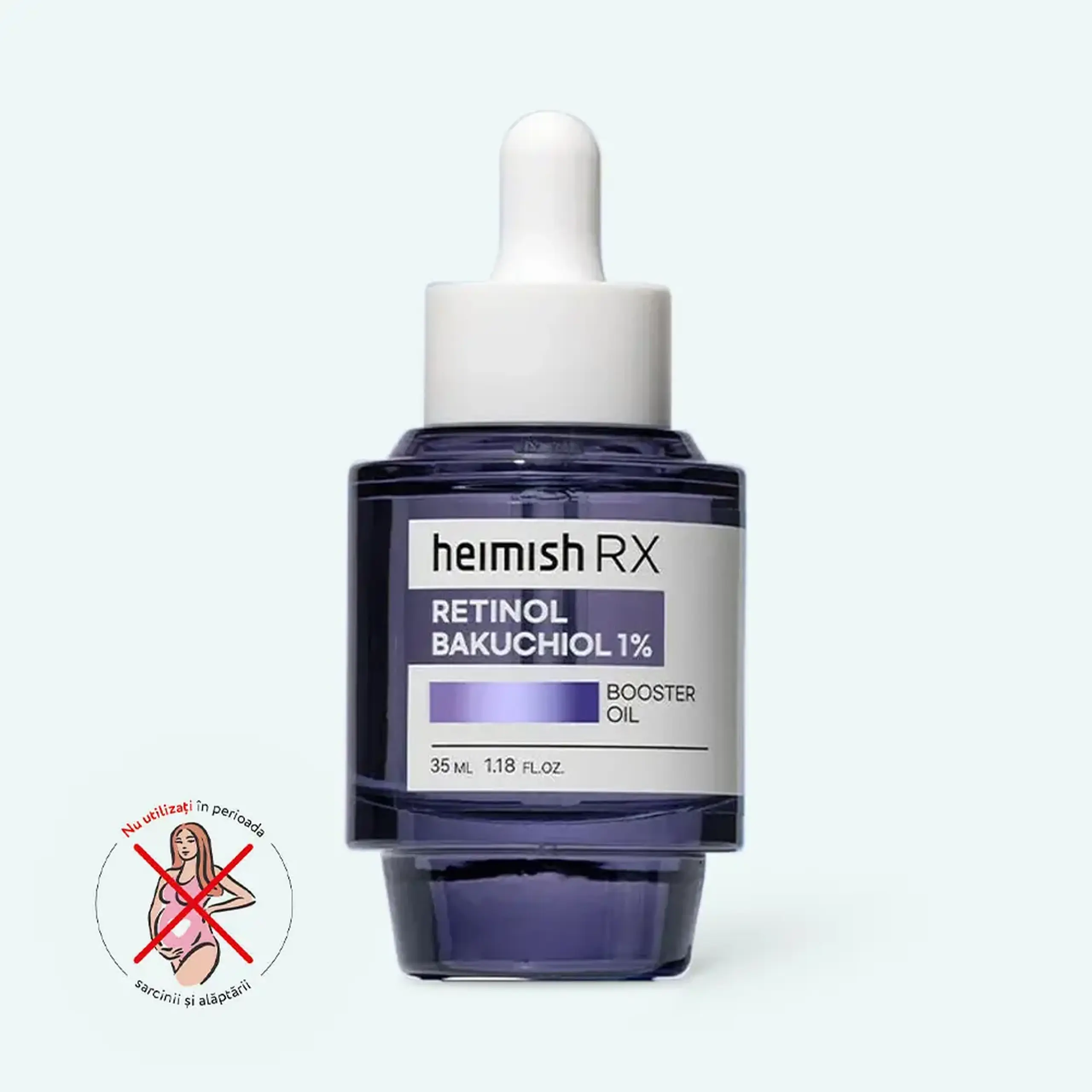 Ulei de față cu bakuchiol și retinol Heimish RX Retinol Bakuchiol Booster Oil 35 ml