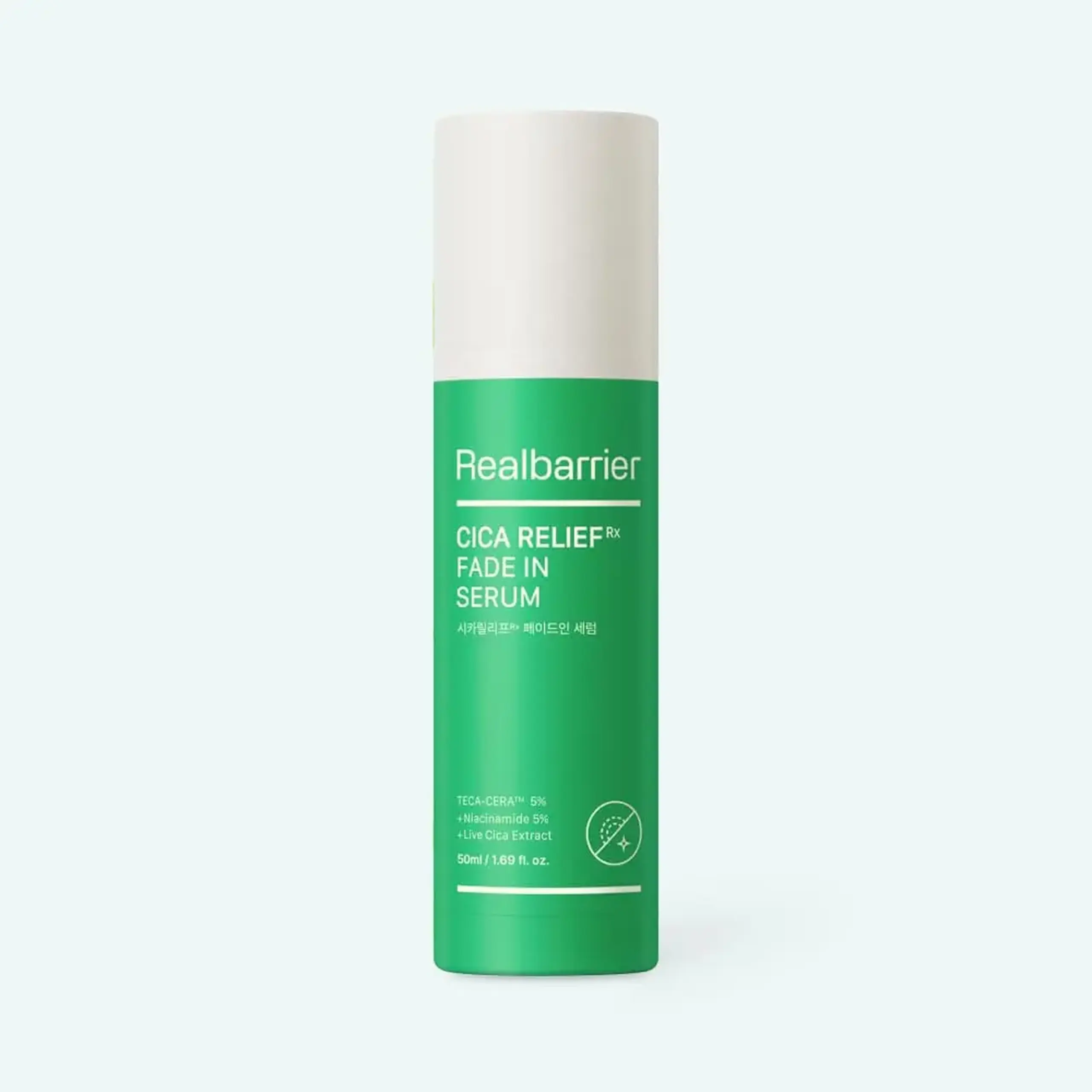 Serul-barieră ușor cu liposomi Real Barrier Cica Relief Fade In Serum 50ml