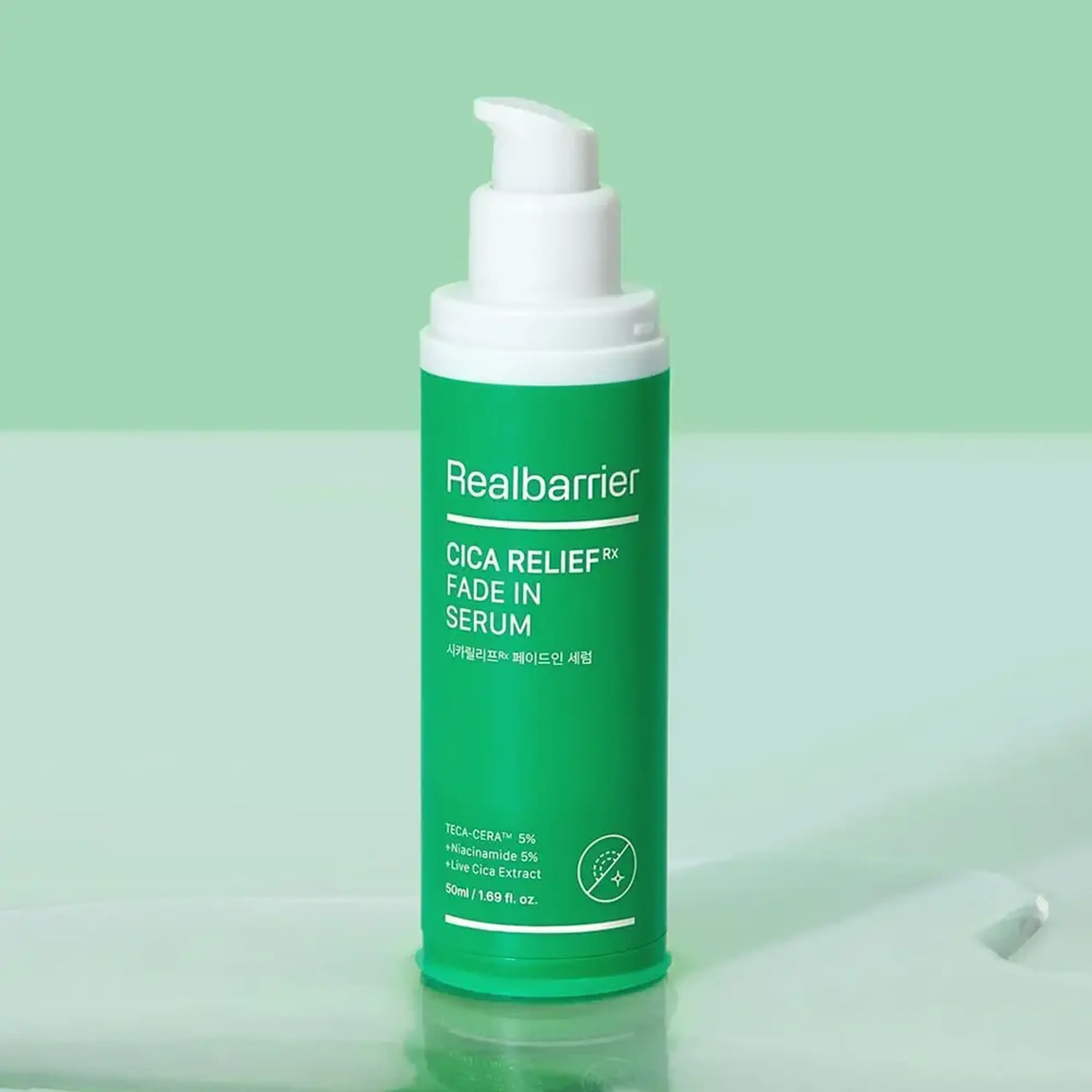 Serul-barieră ușor cu liposomi Real Barrier Cica Relief Fade In Serum 50ml