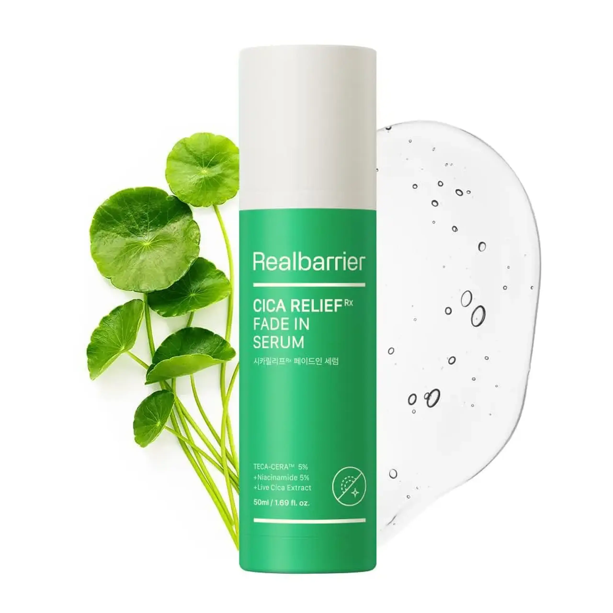 Serul-barieră ușor cu liposomi Real Barrier Cica Relief Fade In Serum 50ml