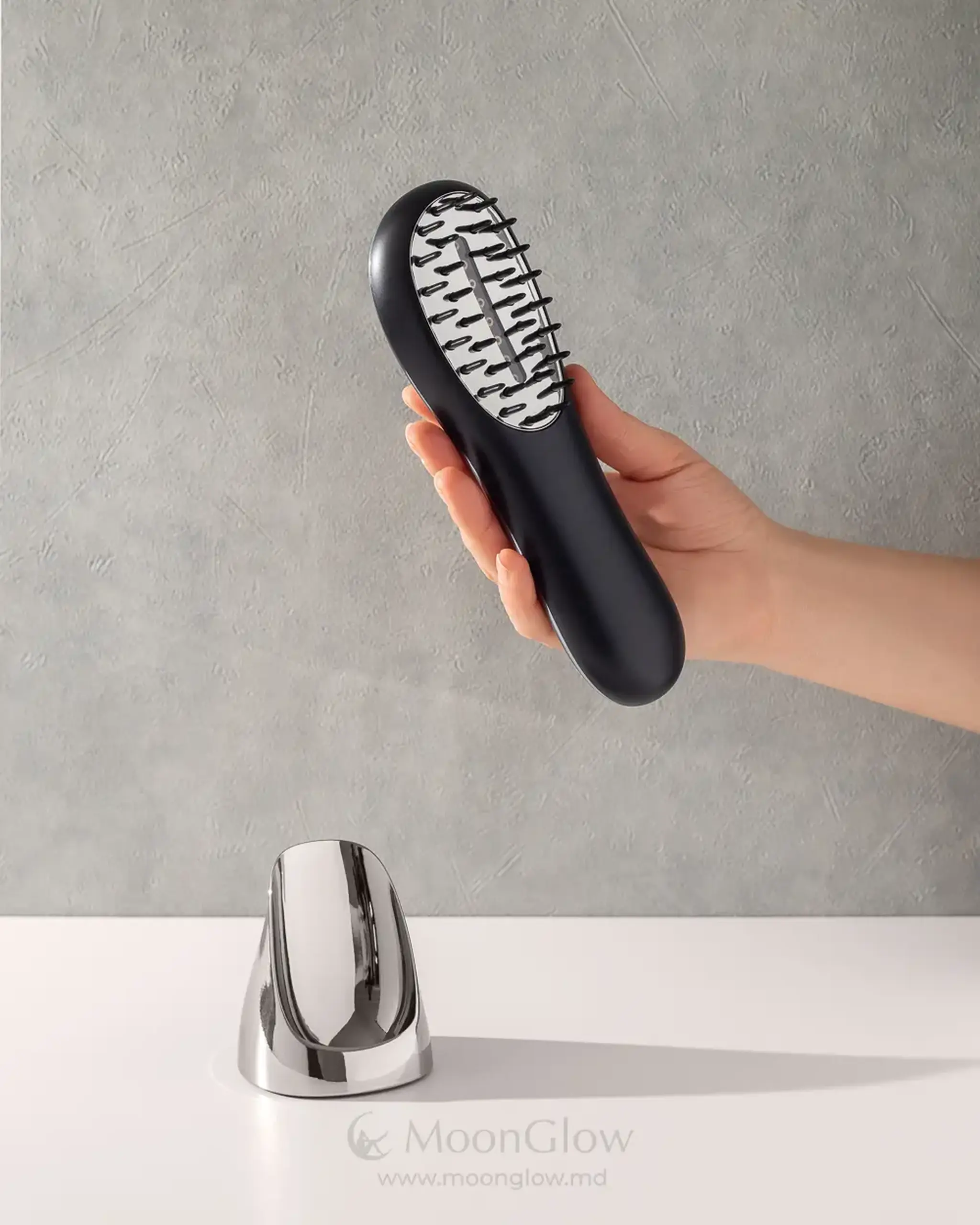 Dispozitiv-gadget pentru scalp Moonglow RF Hair Care Comb