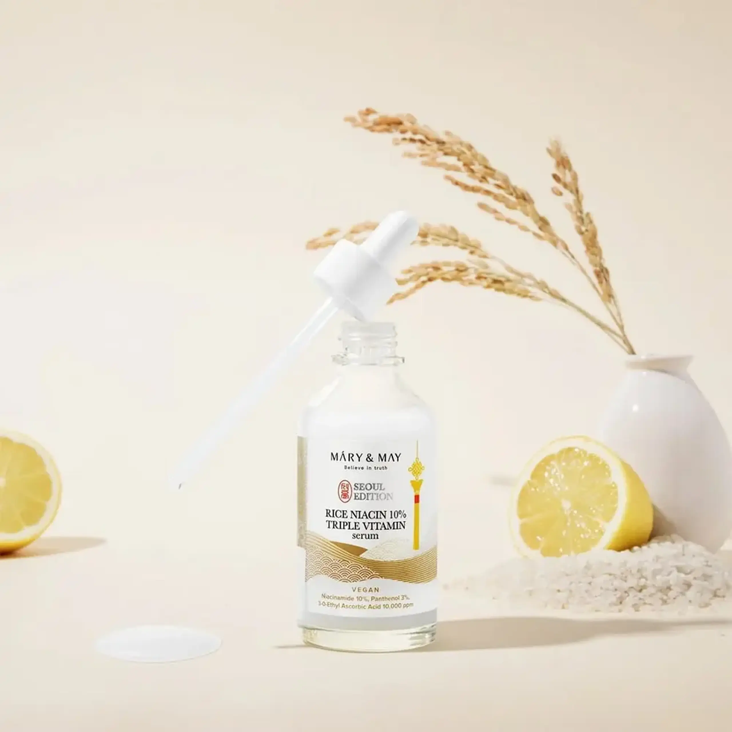 Ser iluminator Mary&May Rice Niacin 10% Triple Vitamin Serum 80ml