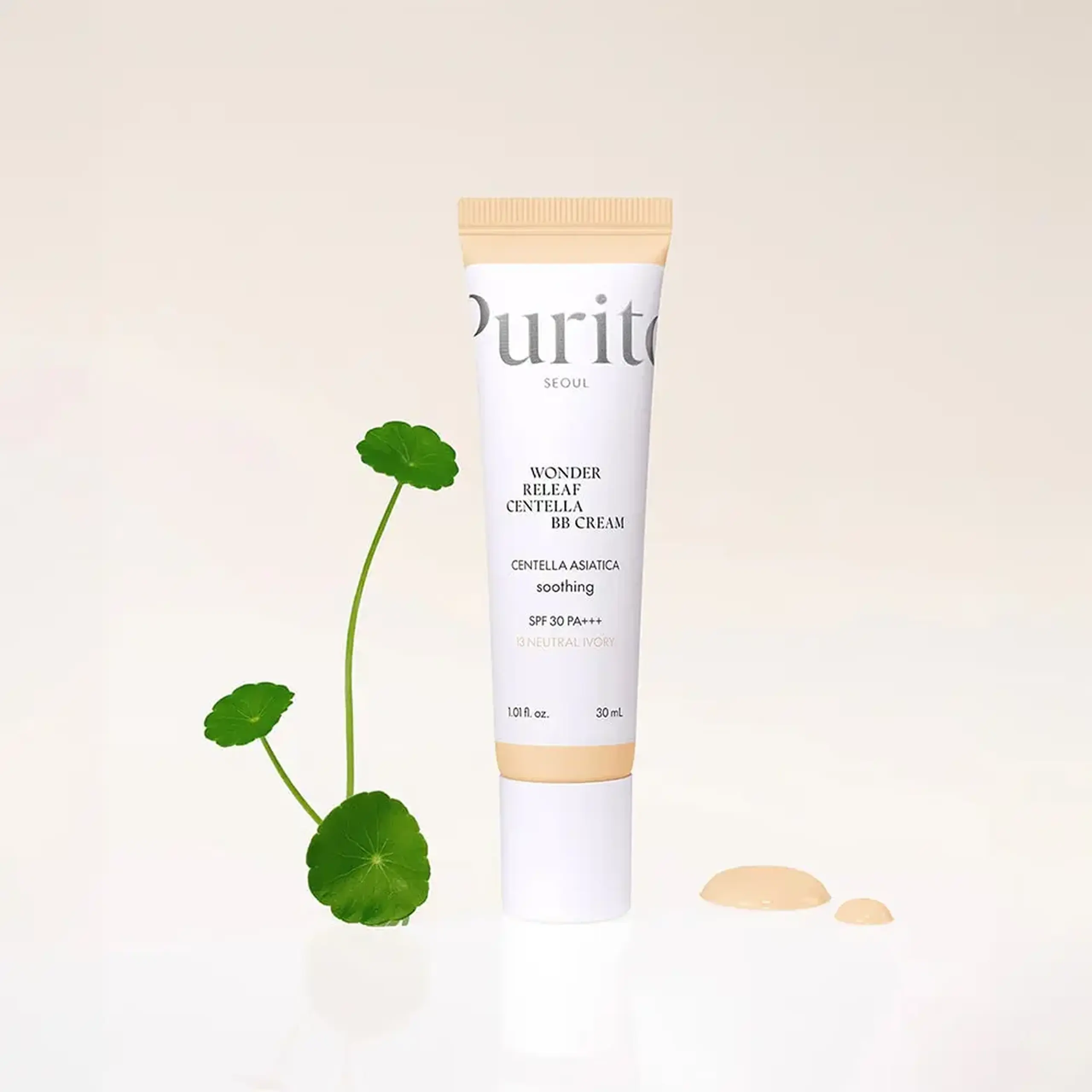 Crema bb hidratantă Purito Wonder Releaf Centella BB Cream #13 Neutral Ivory SPF30 PA+++ 30ml