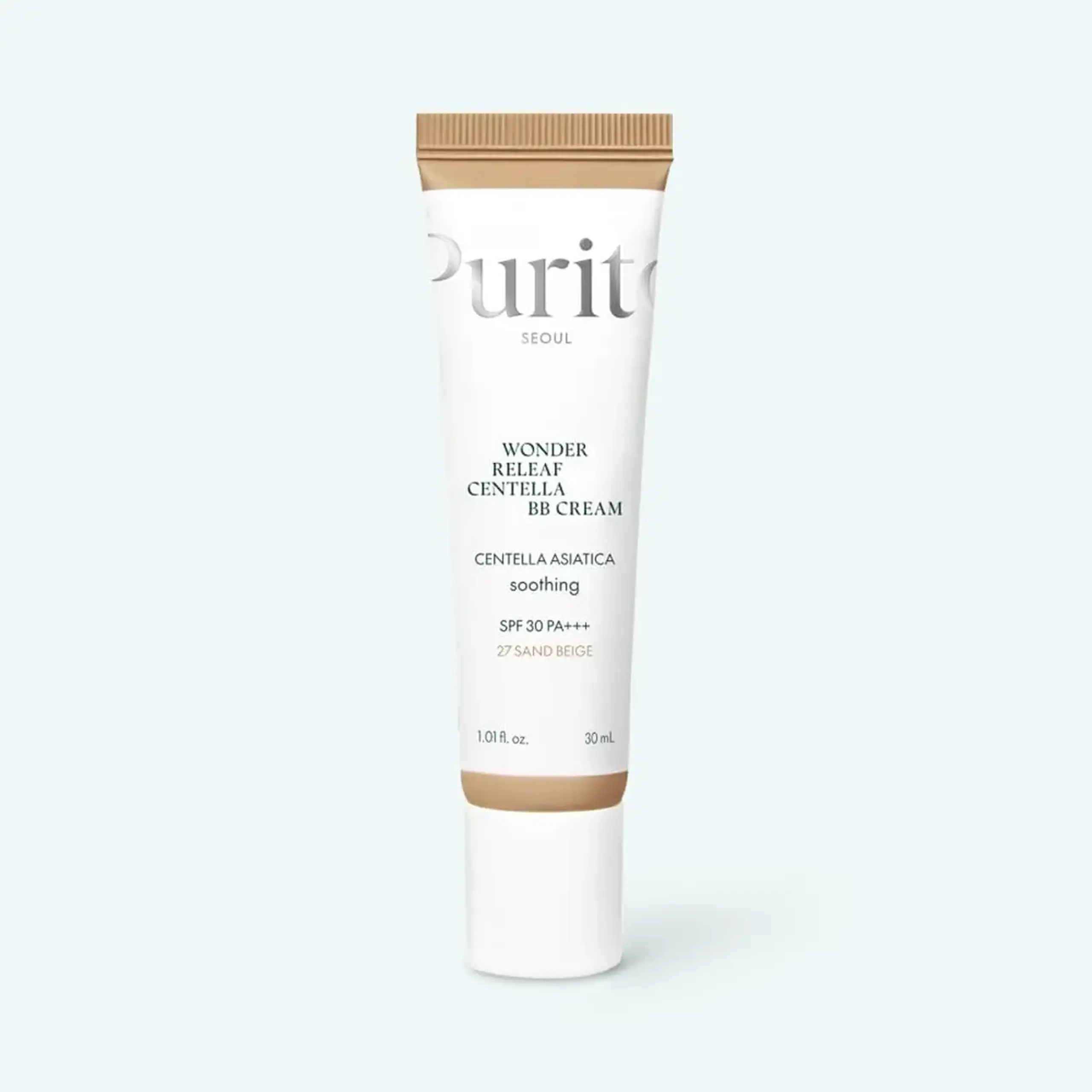 Crema bb hidratantă Purito Wonder Releaf Centella BB Cream #27 Sand Beige 30ml
