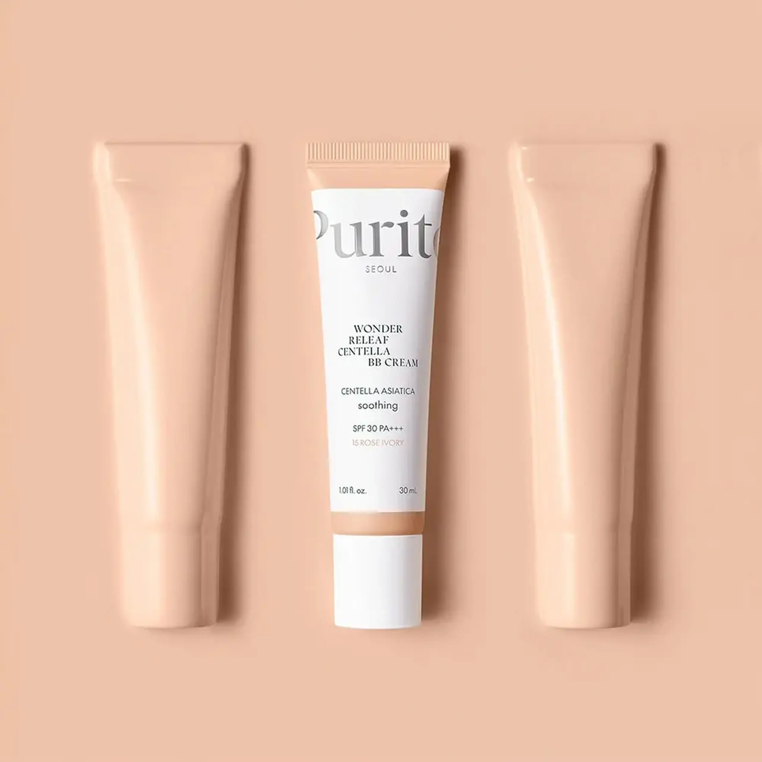 Crema bb hidratantă Purito Wonder Releaf Centella BB Cream #15 Rose Ivory 30ml