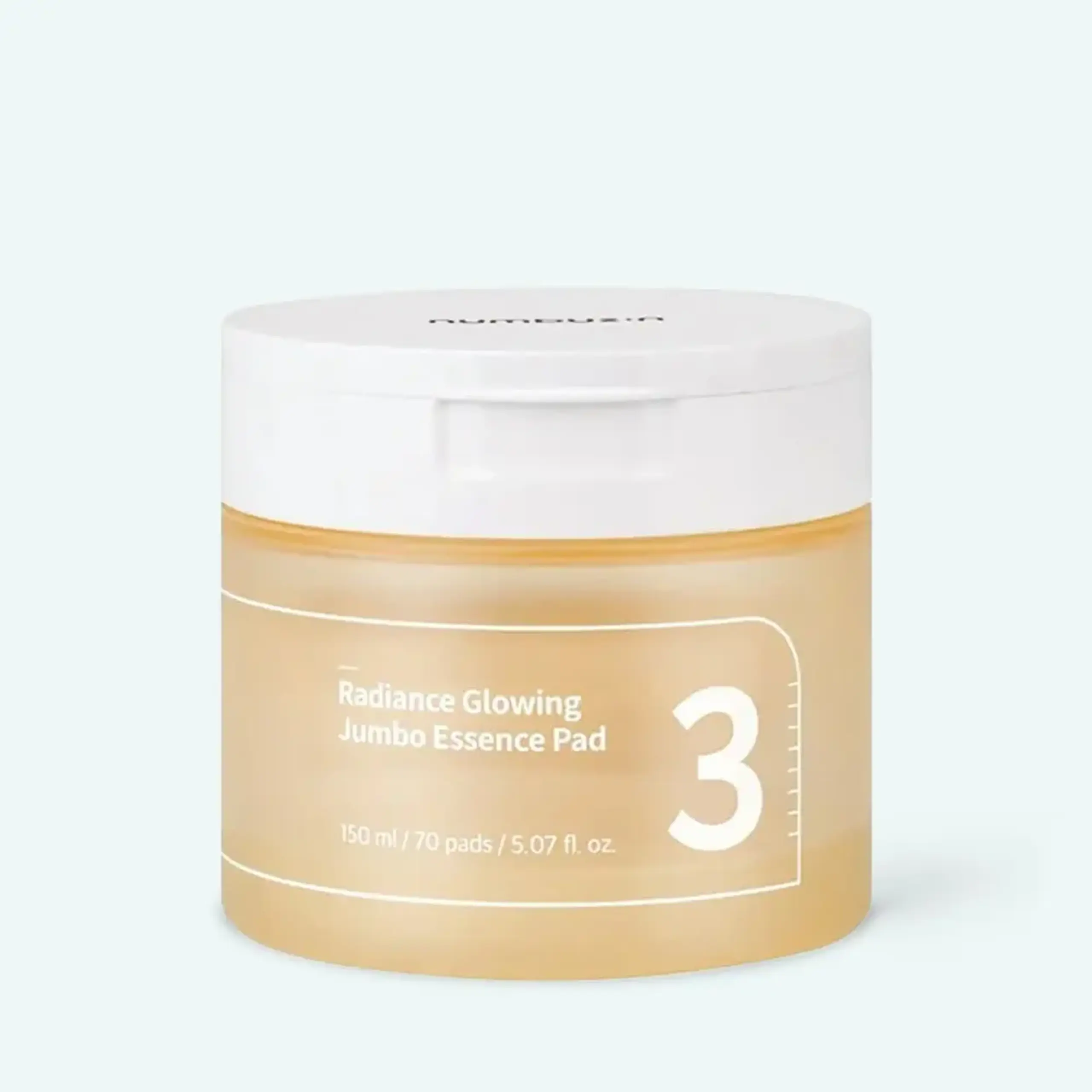 Paduri iluminante Numbuzin No.3 Radiance Glowing Jumbo Essence Pad 70pcs
