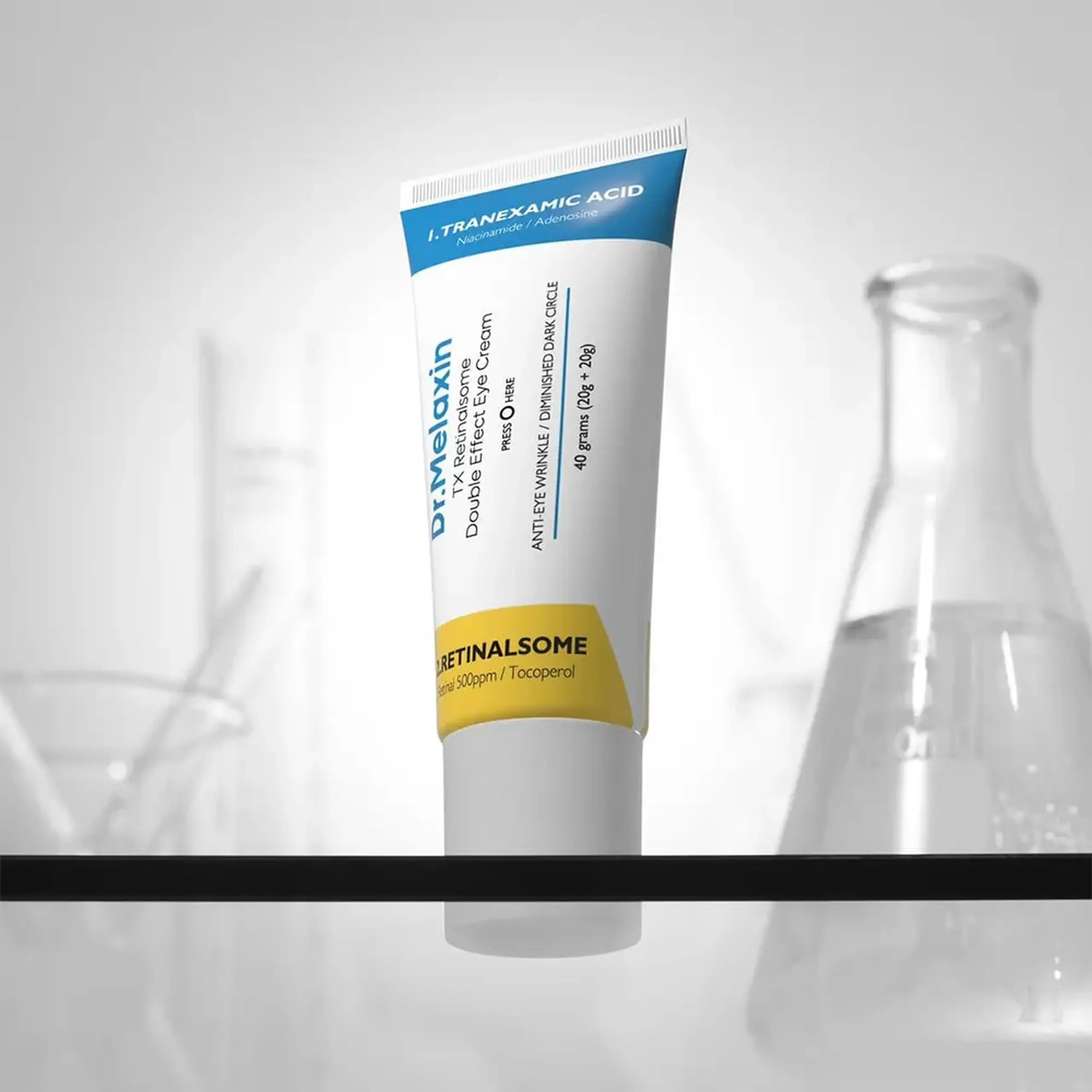 Cremă pentru ochi anti-age uniformizarea tenului Dr.Melaxin TX Retinalsome Double Effect Eye Cream 40ml
