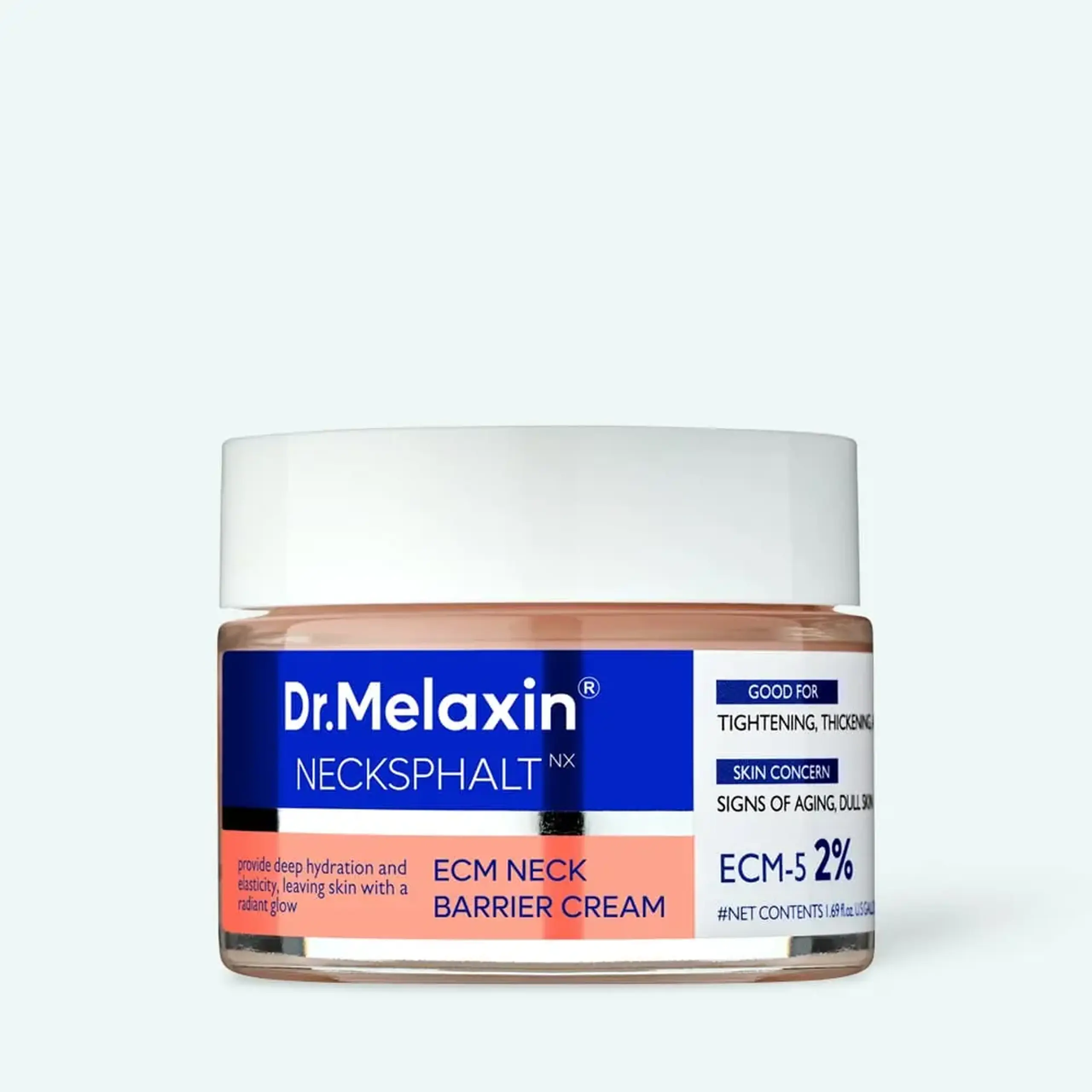 Cremă pentru gât nutritivă anti-age Dr.Melaxin Necksphalt ECM Neck Barrier Cream 50ml