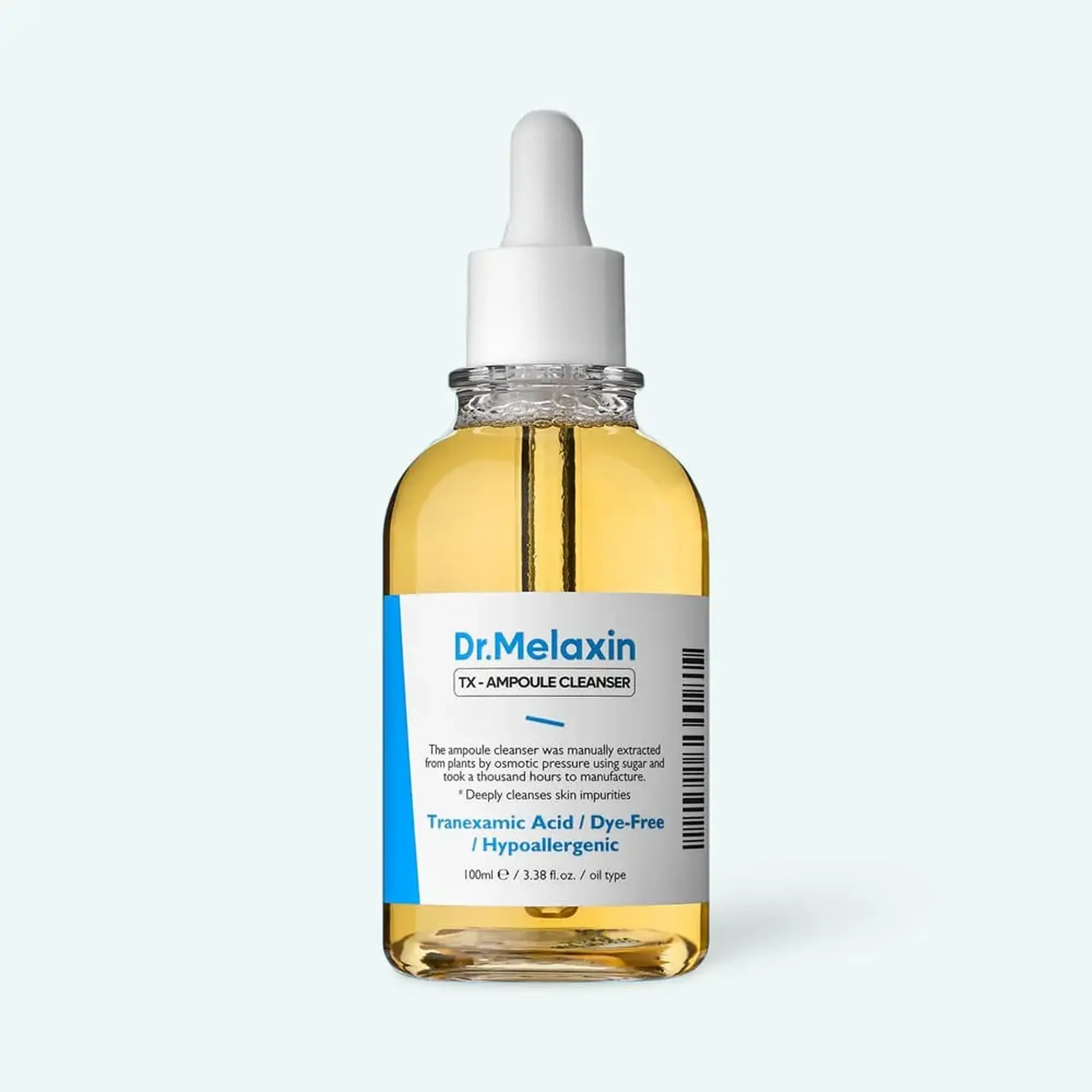 Spumă-ulei iluminator pentru spălare și demachiere 2 în1 Dr.Melaxin TX Ampoule Cleanser 100ml