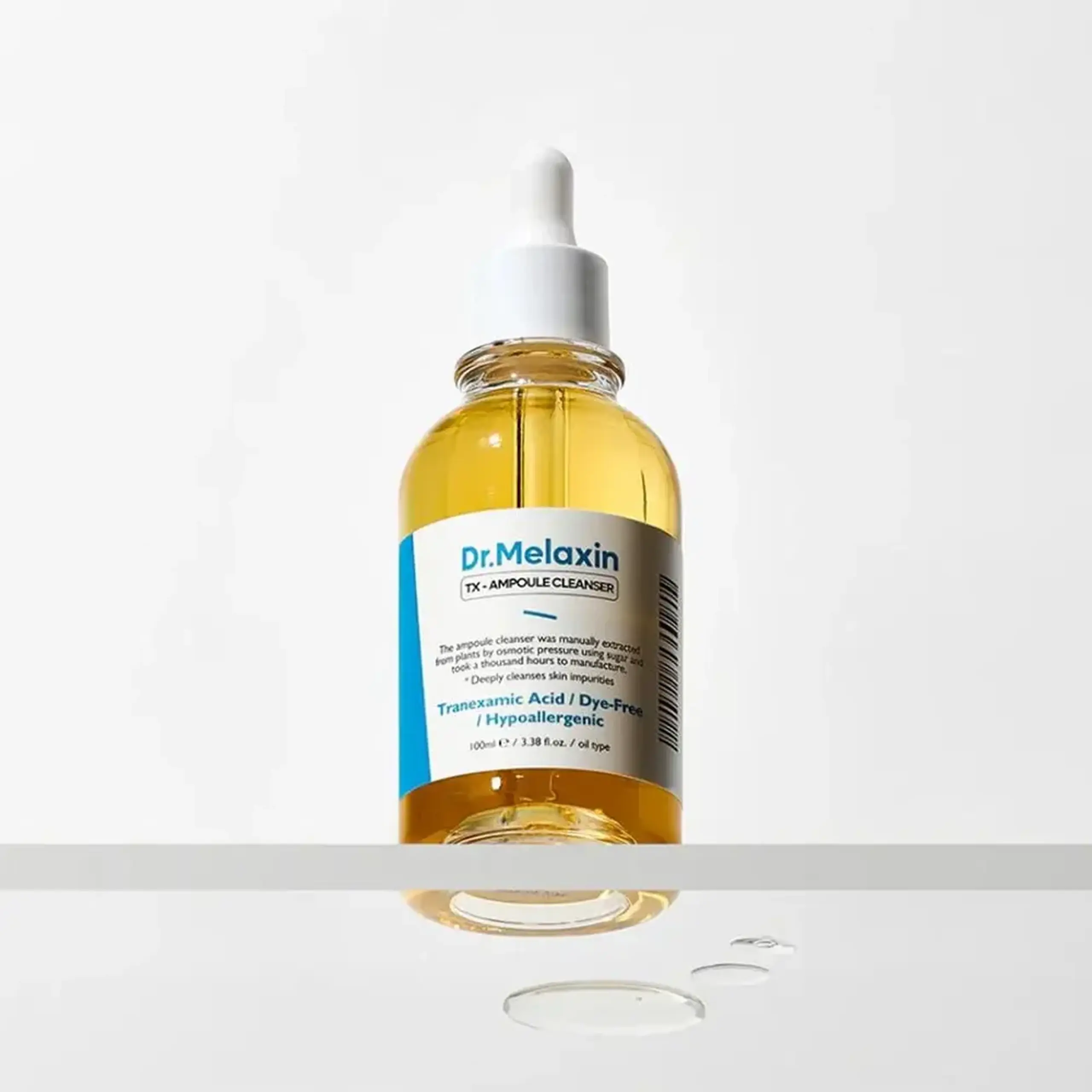 Spumă-ulei iluminator pentru spălare și demachiere 2 în1 Dr.Melaxin TX Ampoule Cleanser 100ml