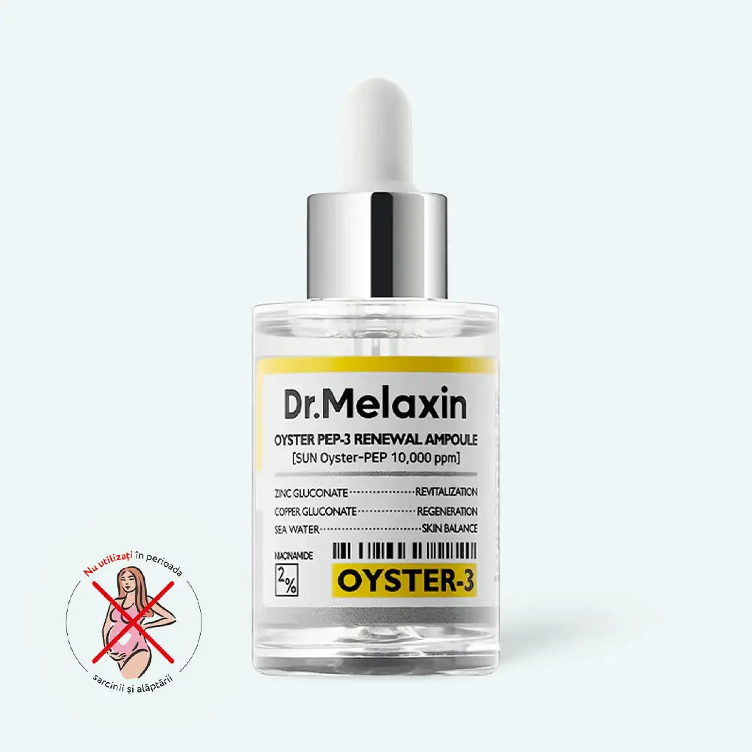 Ser de reînnoire și întinerire Dr.Melaxin Oyster Pep3 Renewal Ampoule 30ml