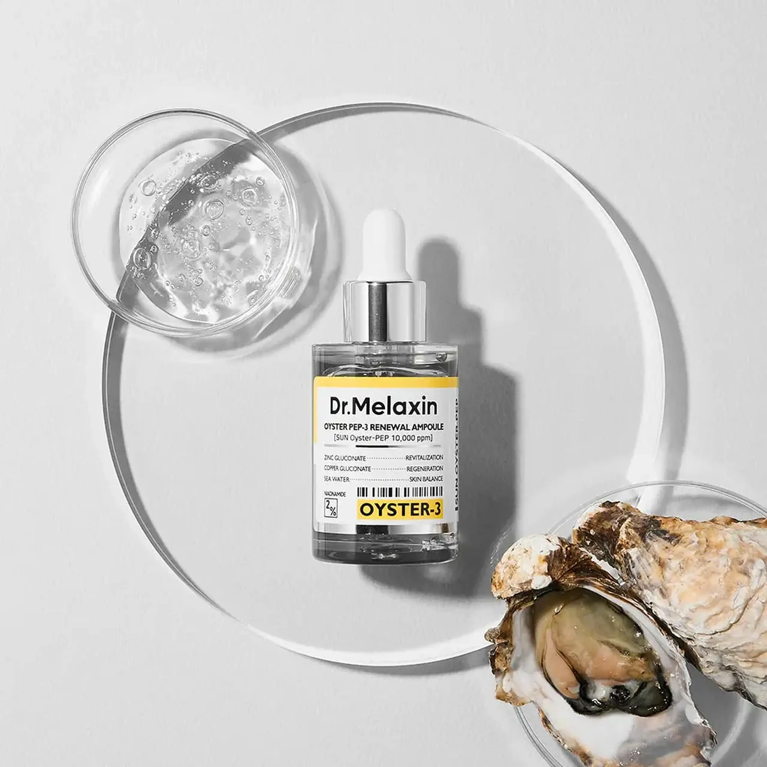 Ser de reînnoire și întinerire Dr.Melaxin Oyster Pep3 Renewal Ampoule 30ml
