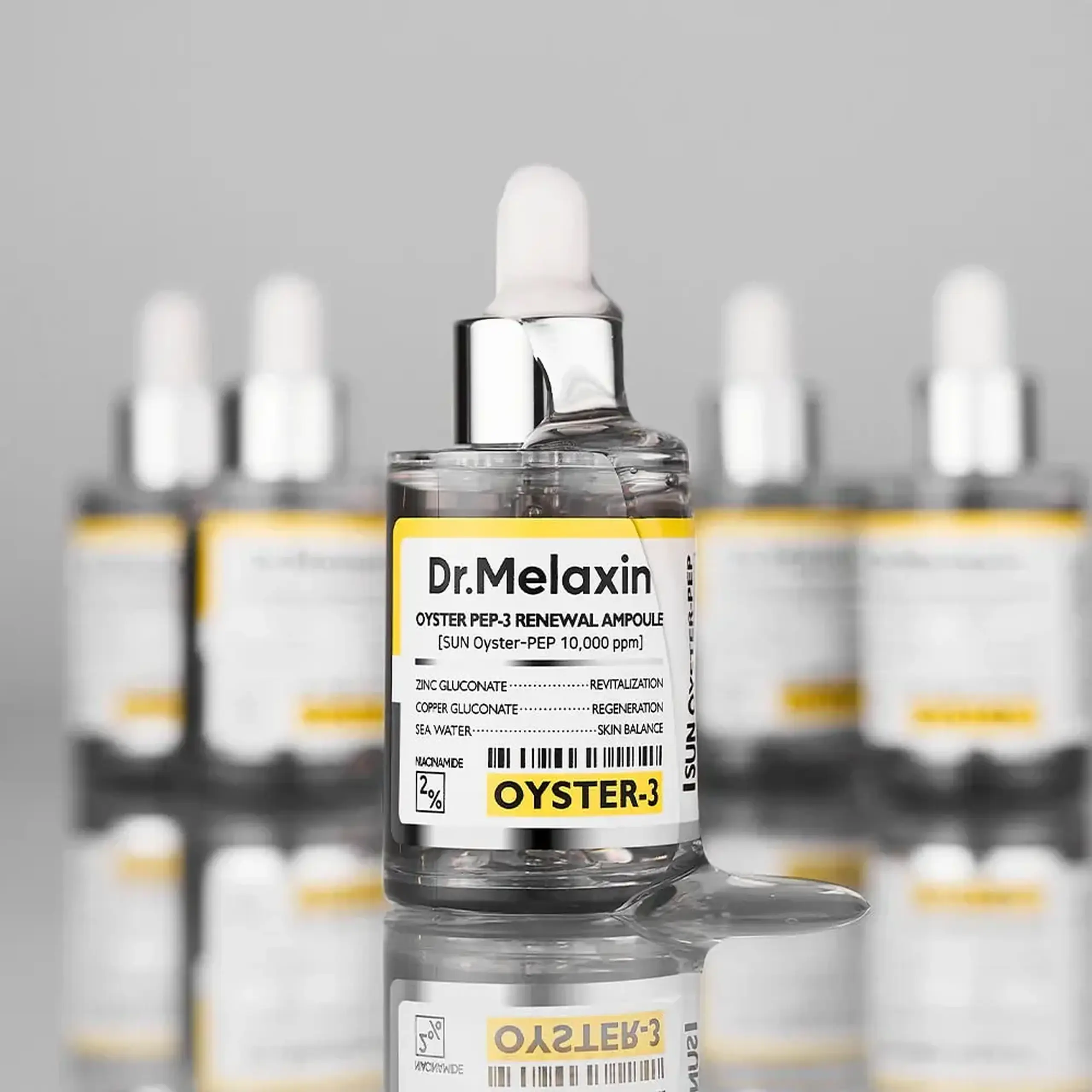 Ser de reînnoire și întinerire Dr.Melaxin Oyster Pep3 Renewal Ampoule 30ml